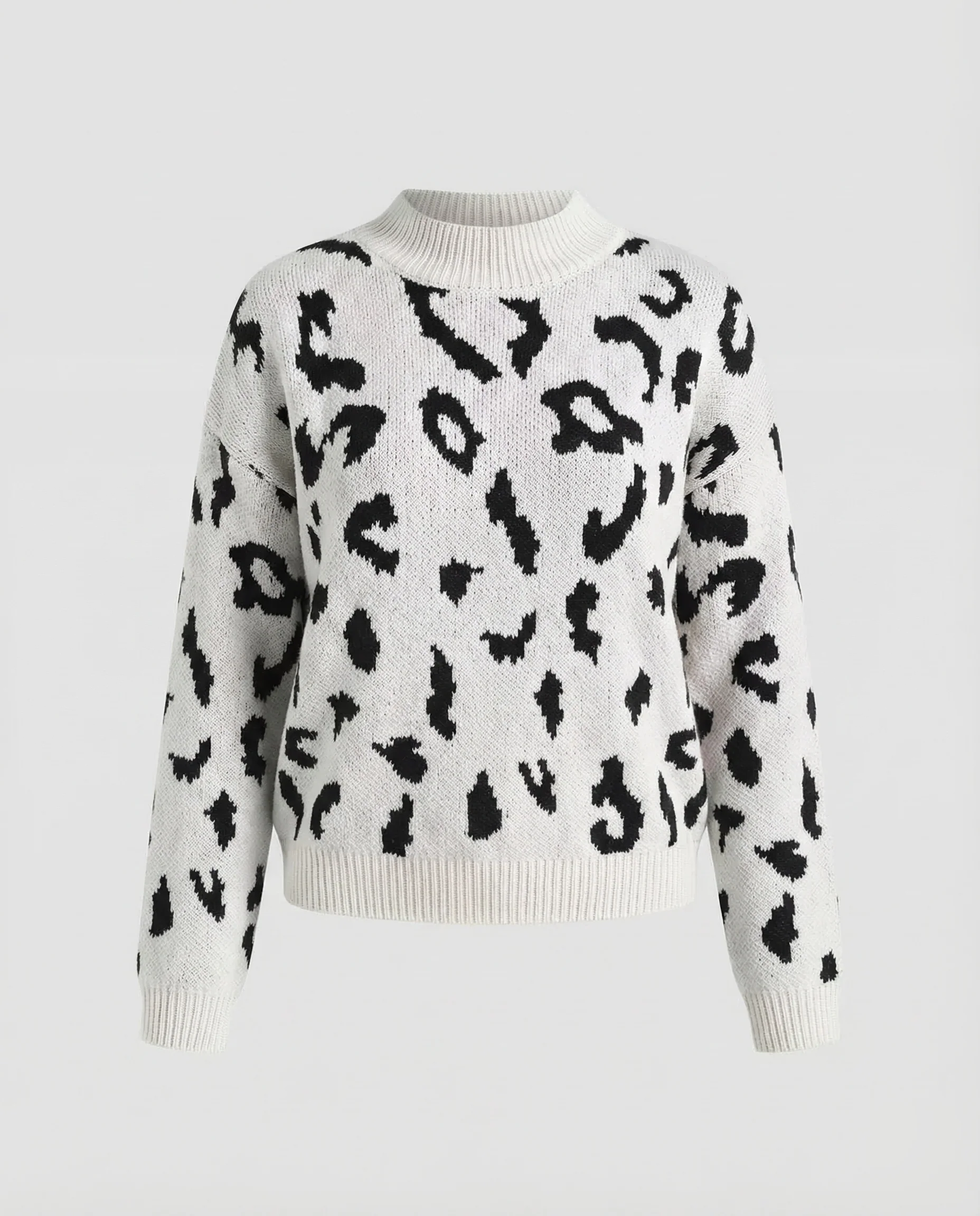 Damen Strickpullover Tierprint - Image 8