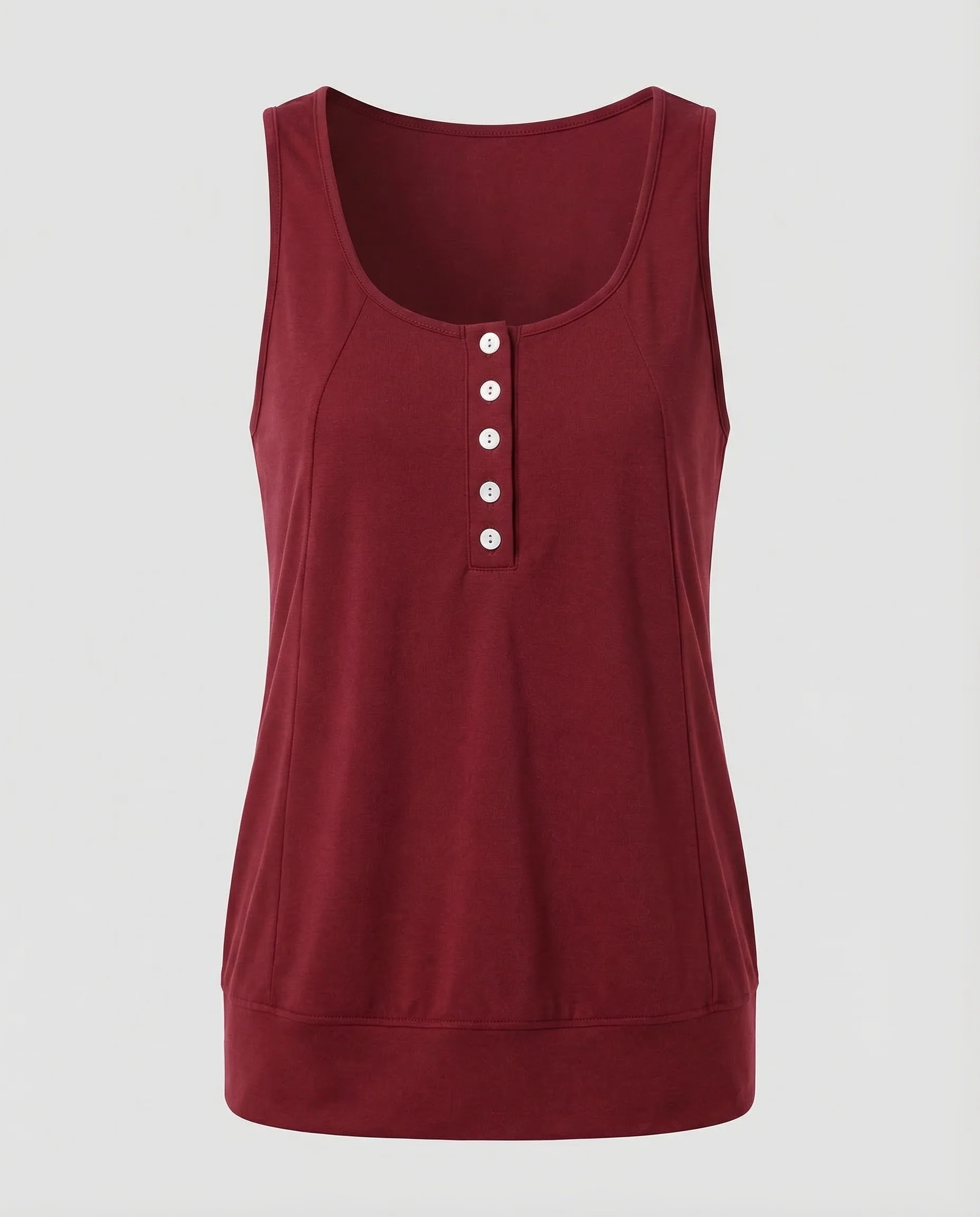 Damen Tanktop Jersey Knopfleiste - Image 5