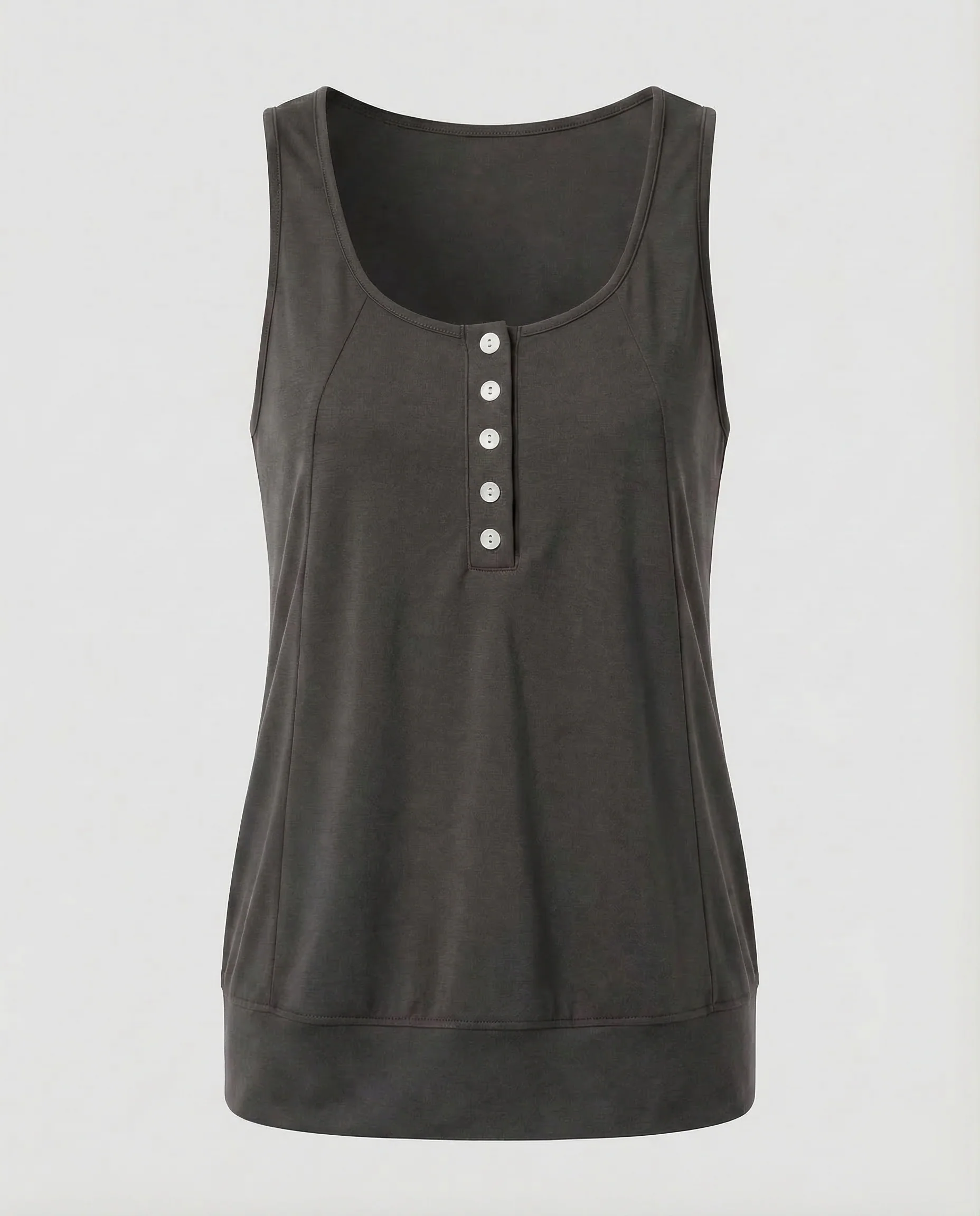 Damen Tanktop Jersey Knopfleiste - Image 8