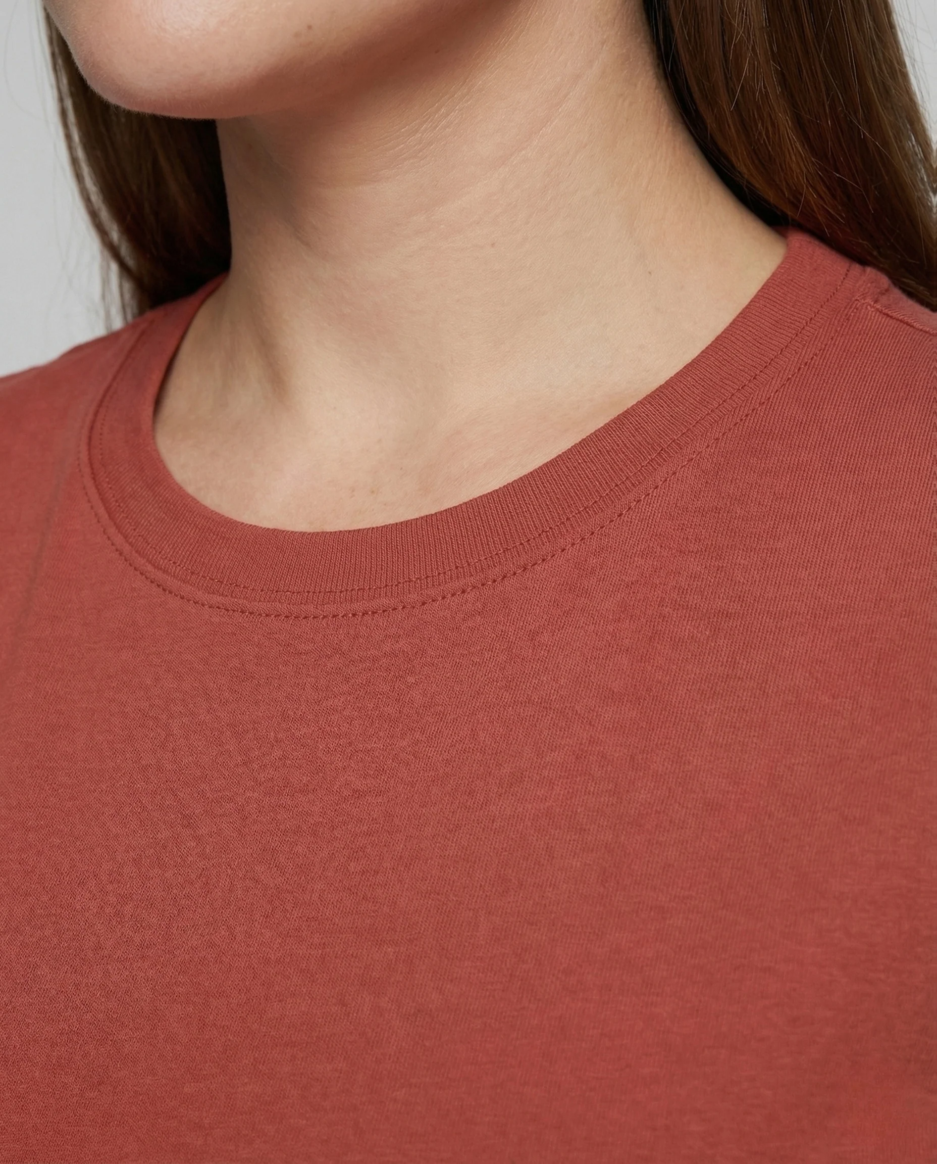 Damen Baumwollshirt Rundhals Weiche Jersey Qualität - Image 3