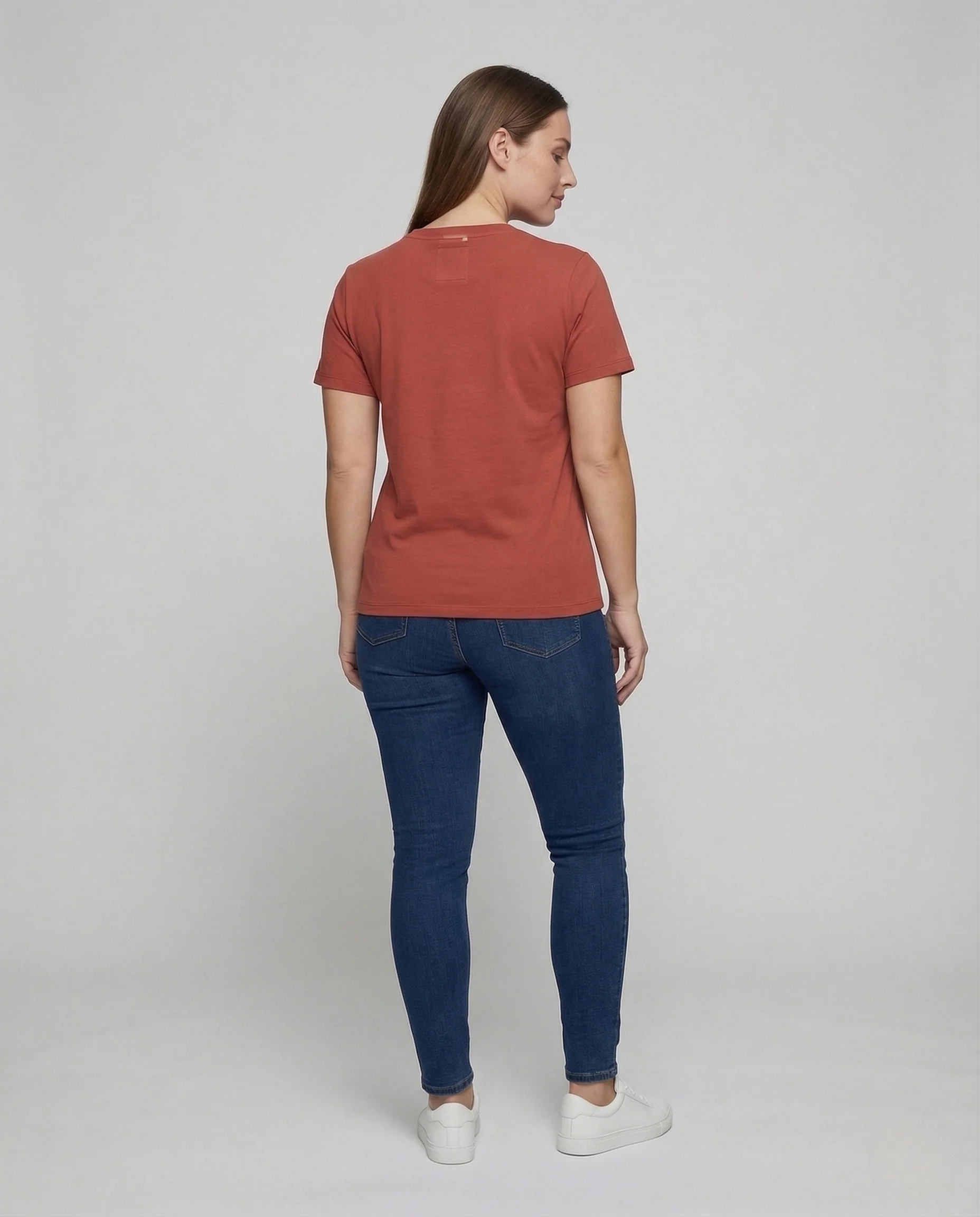 Damen Baumwollshirt Rundhals Weiche Jersey Qualität - Image 4