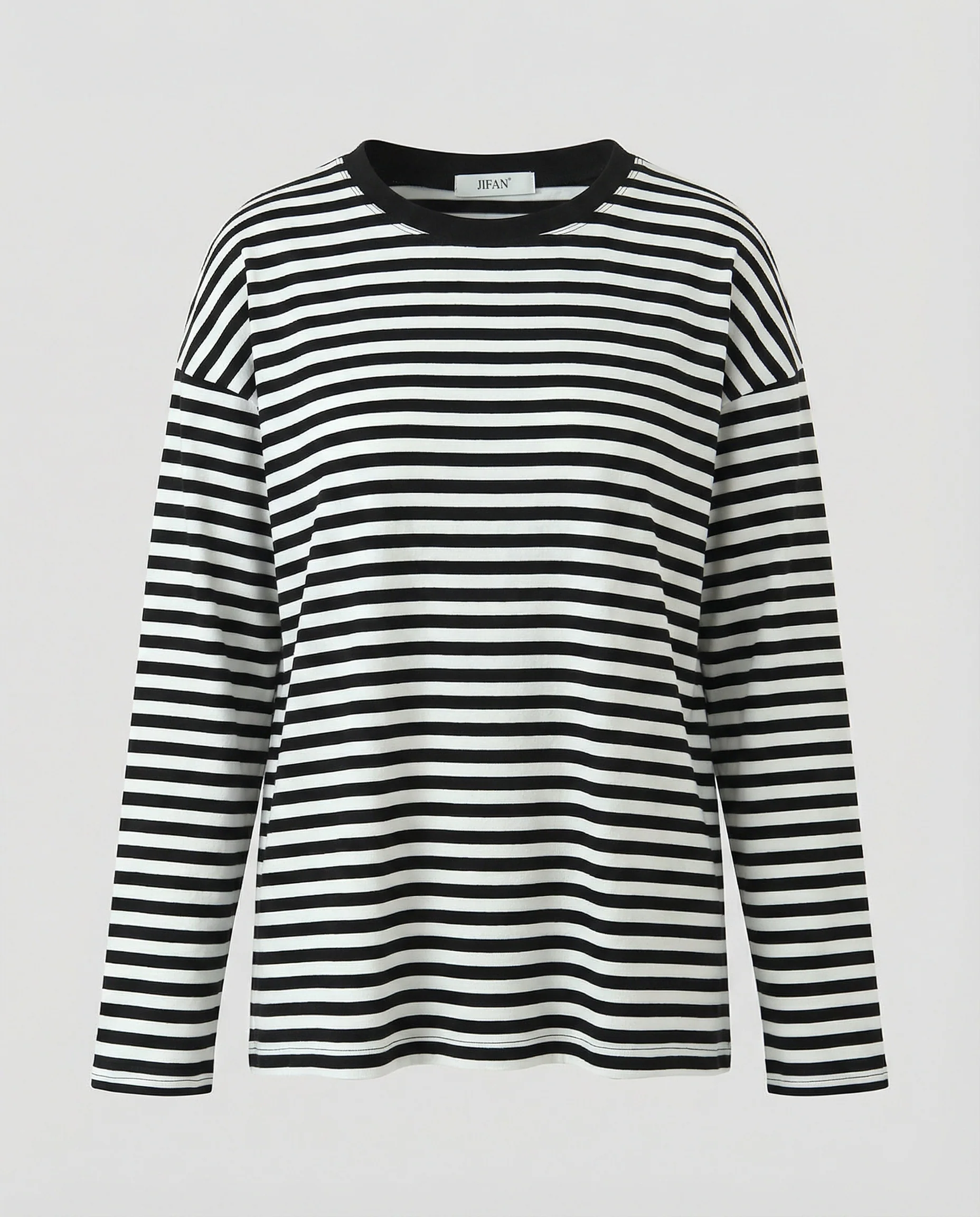Freizeitkleidung Damen Longsleeve Breton - Image 5