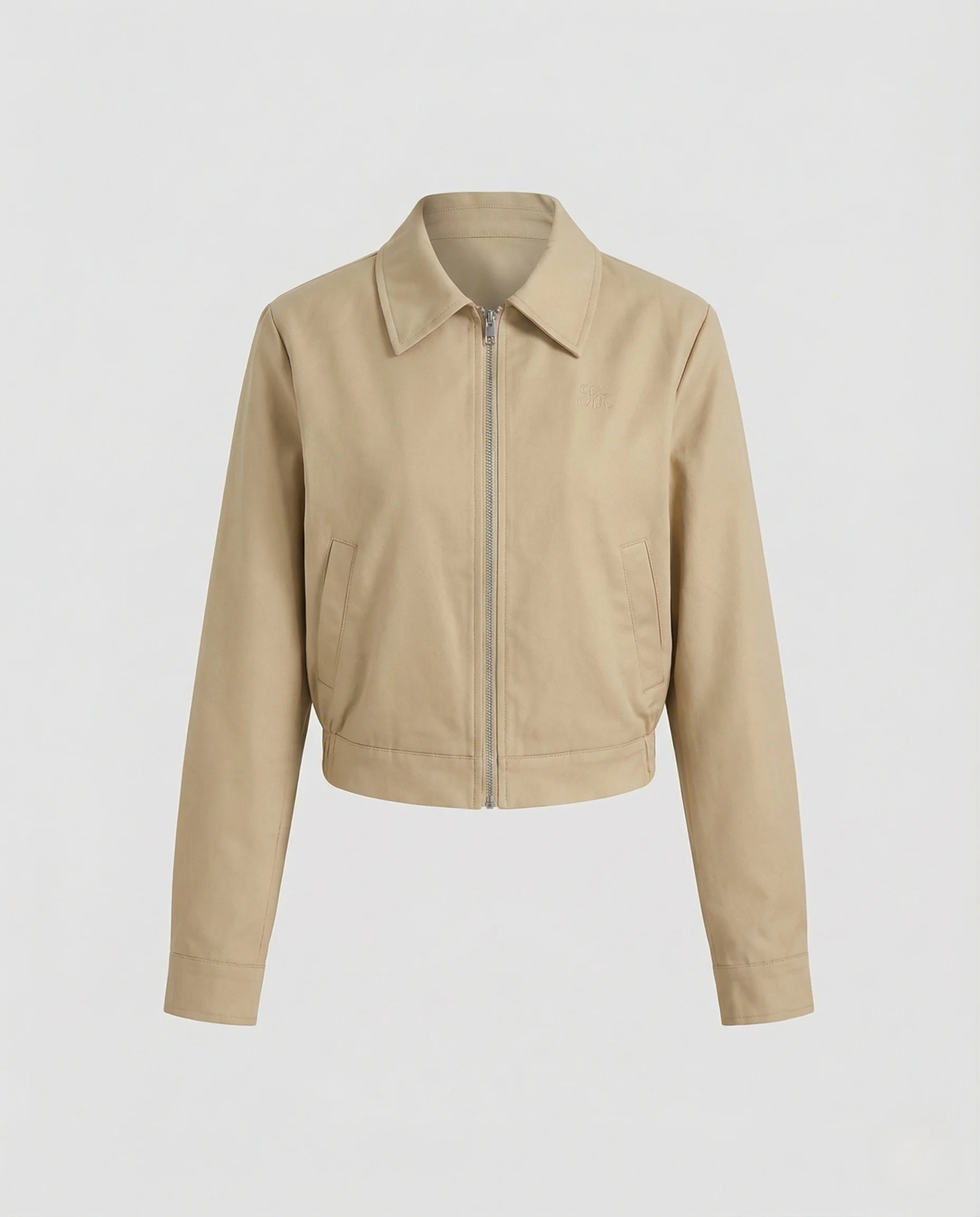 Lässiges Ensemble aus kurzer Blousonjacke und weiter Bundfaltenhose Heidi Mode - Image 4