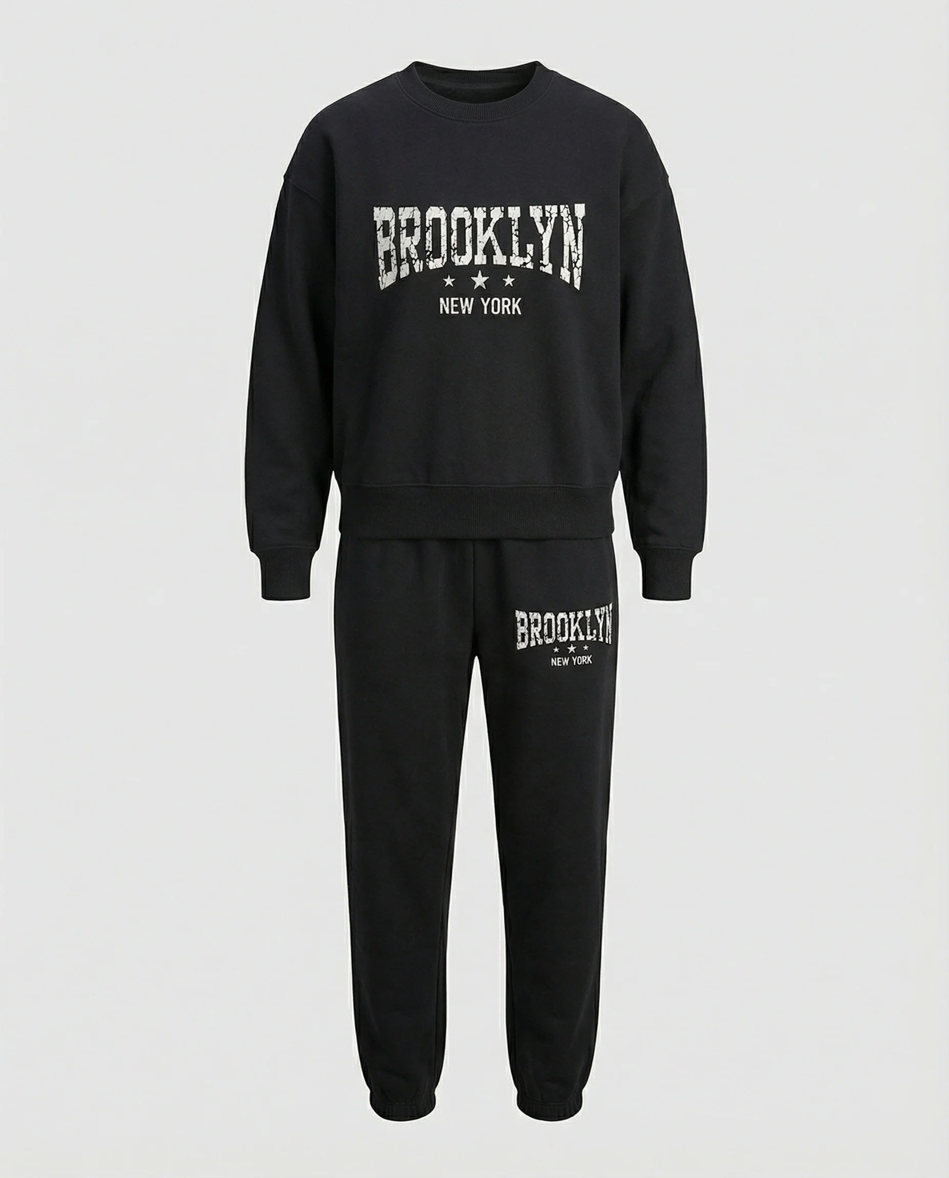 Damen Oversize Sweatset mit Print - Image 2