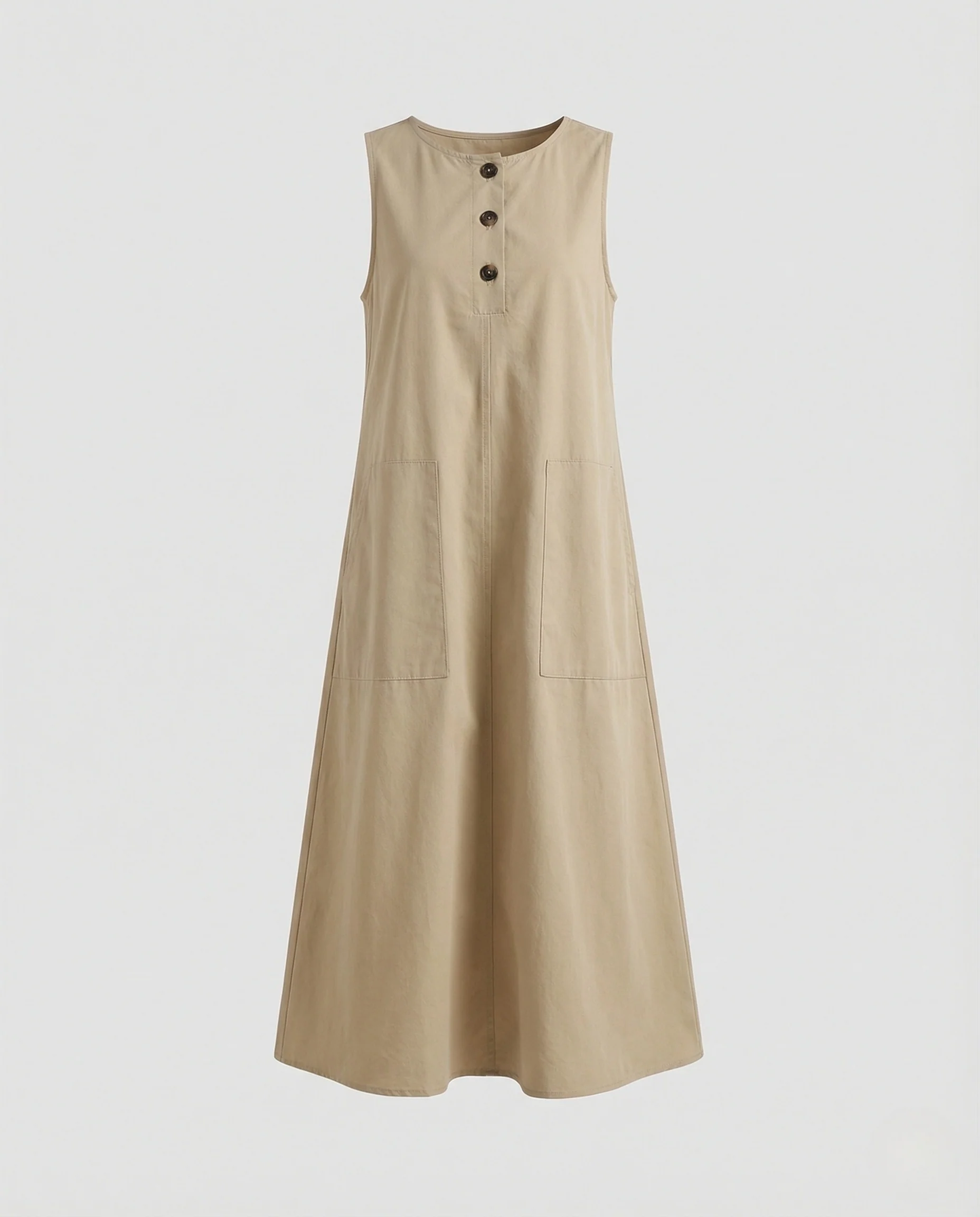 Damen Oversize Swing Kleid mit Taschen - Image 5