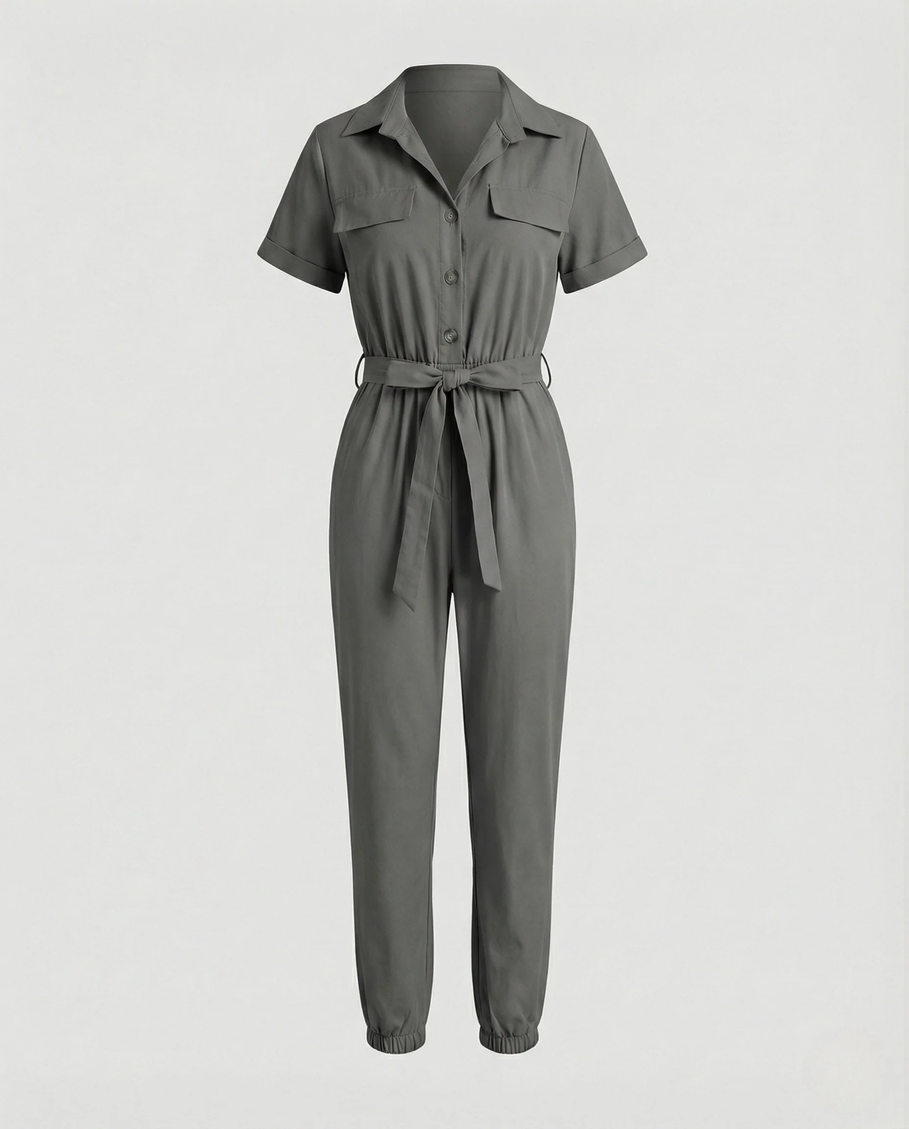 Freizeit Jumpsuit Damen kurzarm - Image 11