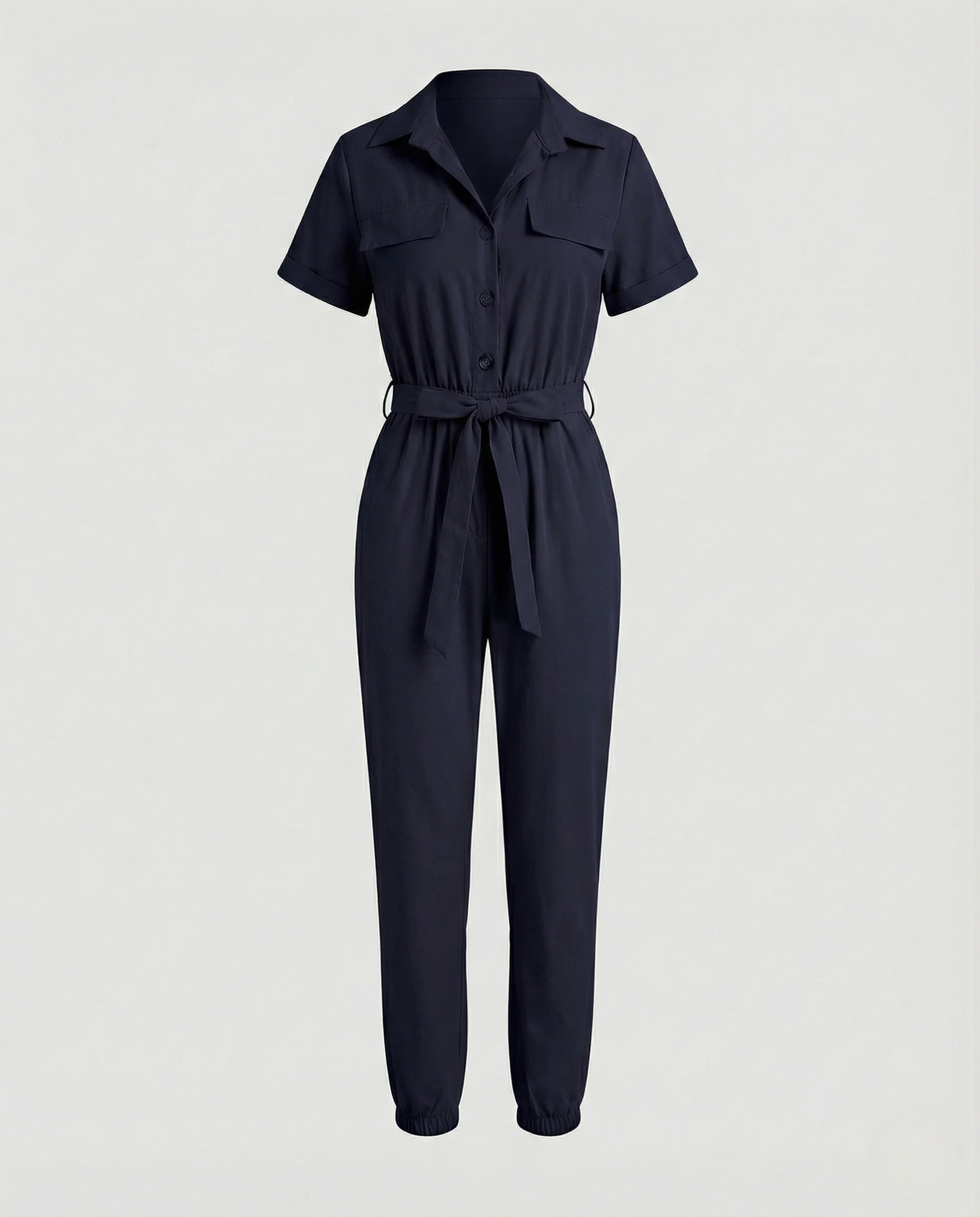 Freizeit Jumpsuit Damen kurzarm - Image 8