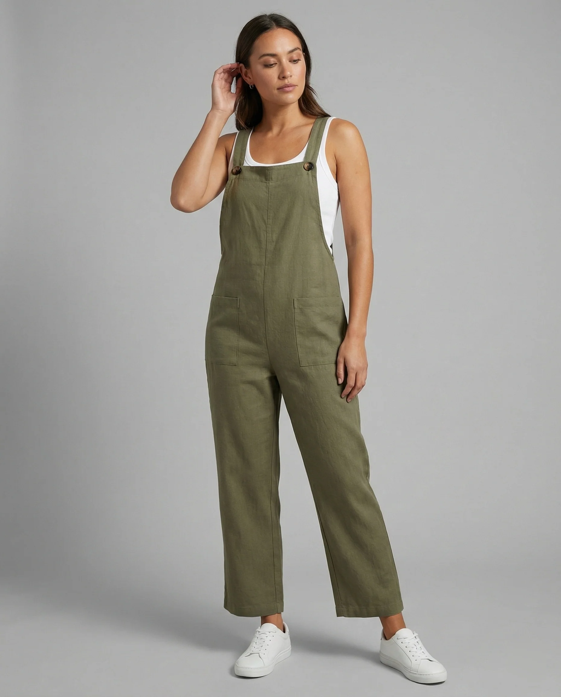 Damen Latzoverall Damen leger - Image 5