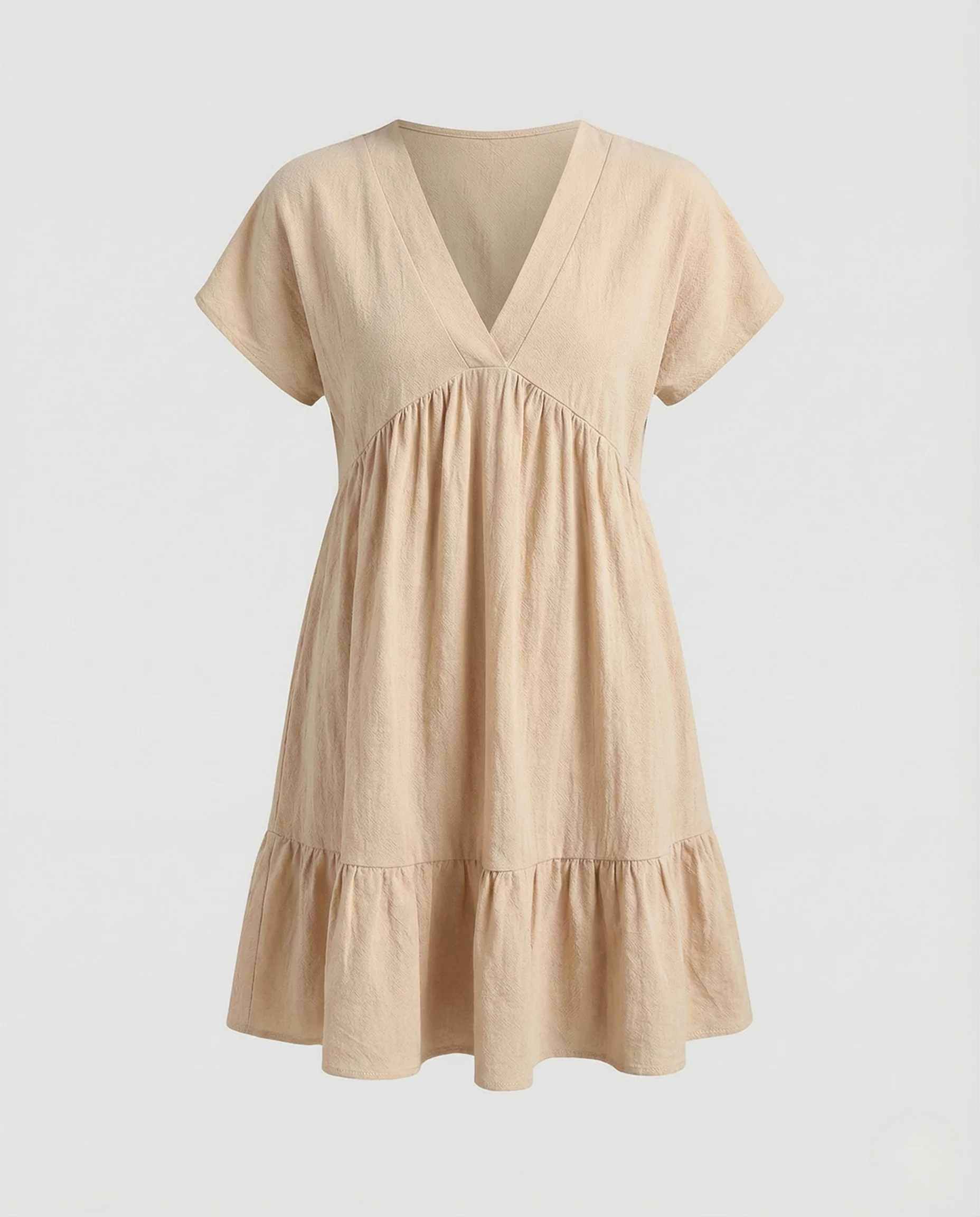 Damen Babydoll-Sommerkleid mit Empire-Taille - Image 6