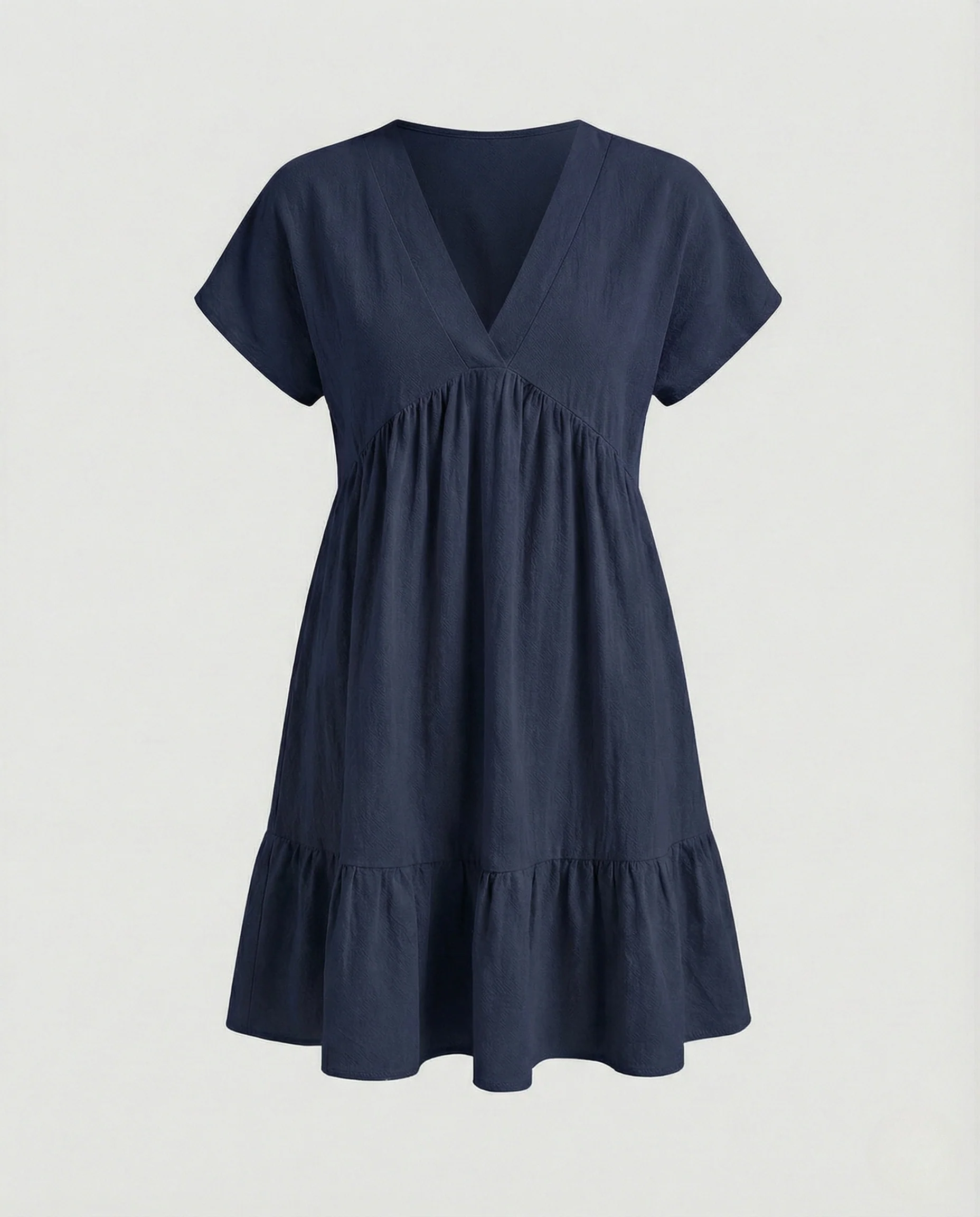 Damen Babydoll-Sommerkleid mit Empire-Taille - Image 8