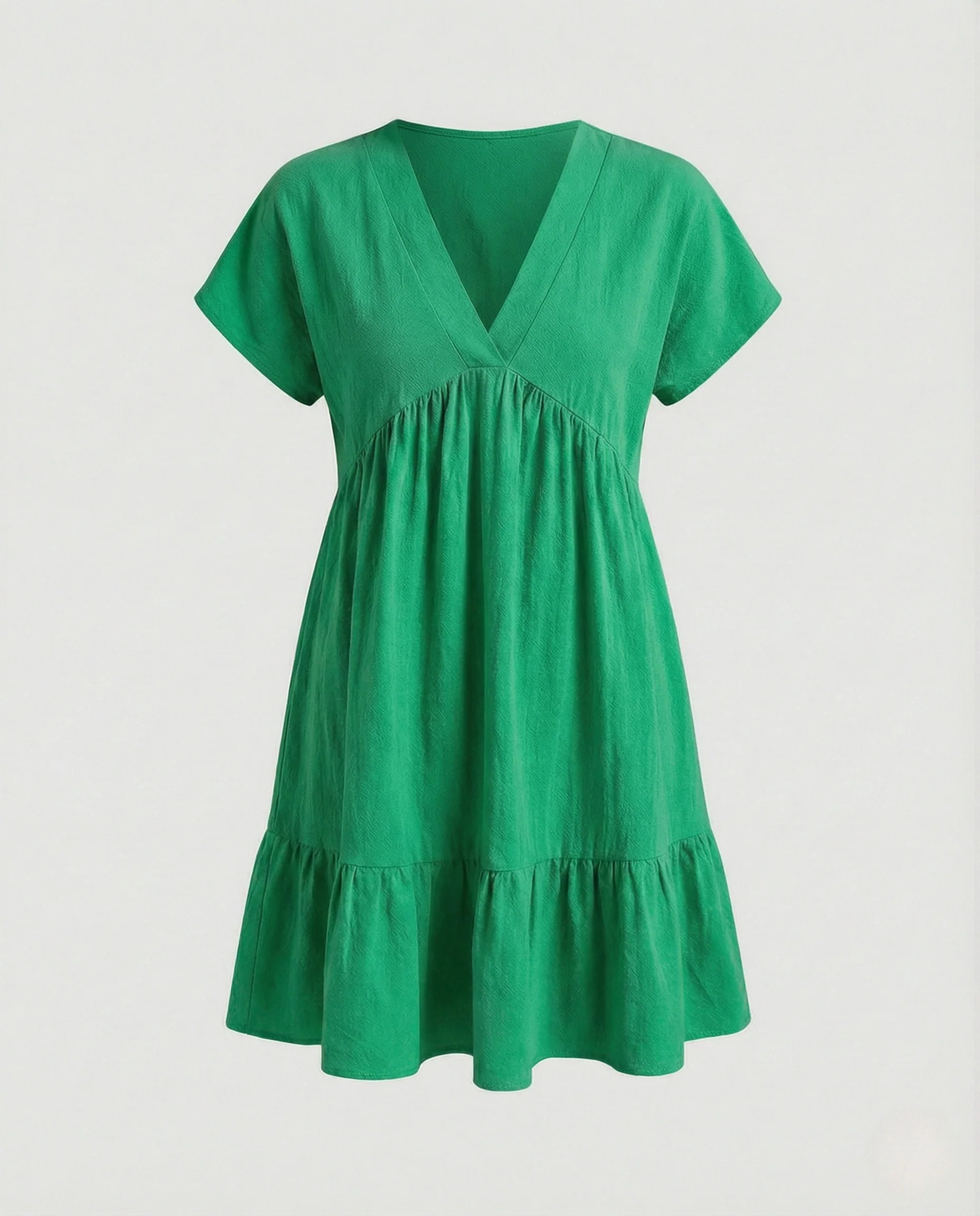 Damen Babydoll-Sommerkleid mit Empire-Taille - Image 9