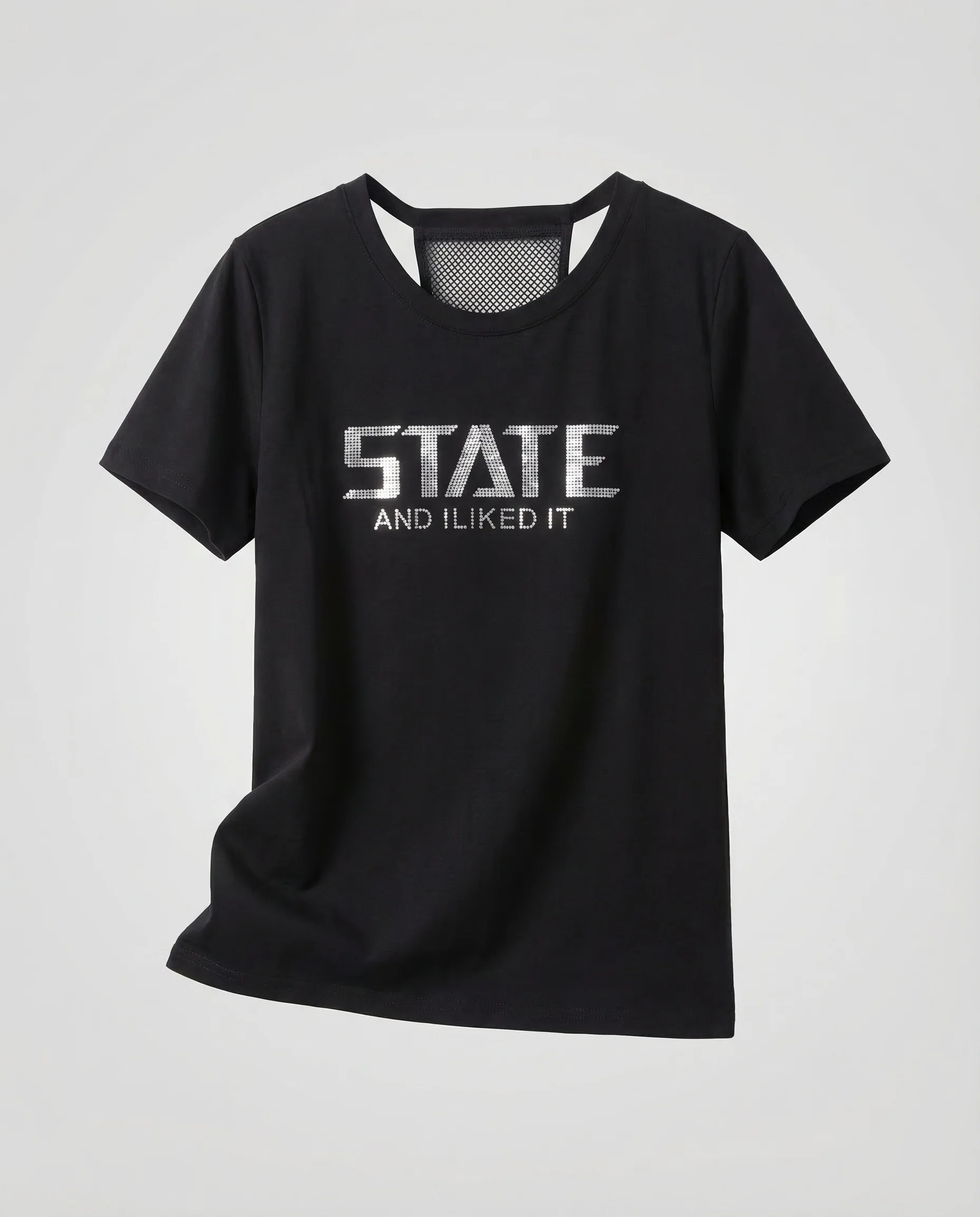 Damen Baumwollshirt Pailletten - Image 5