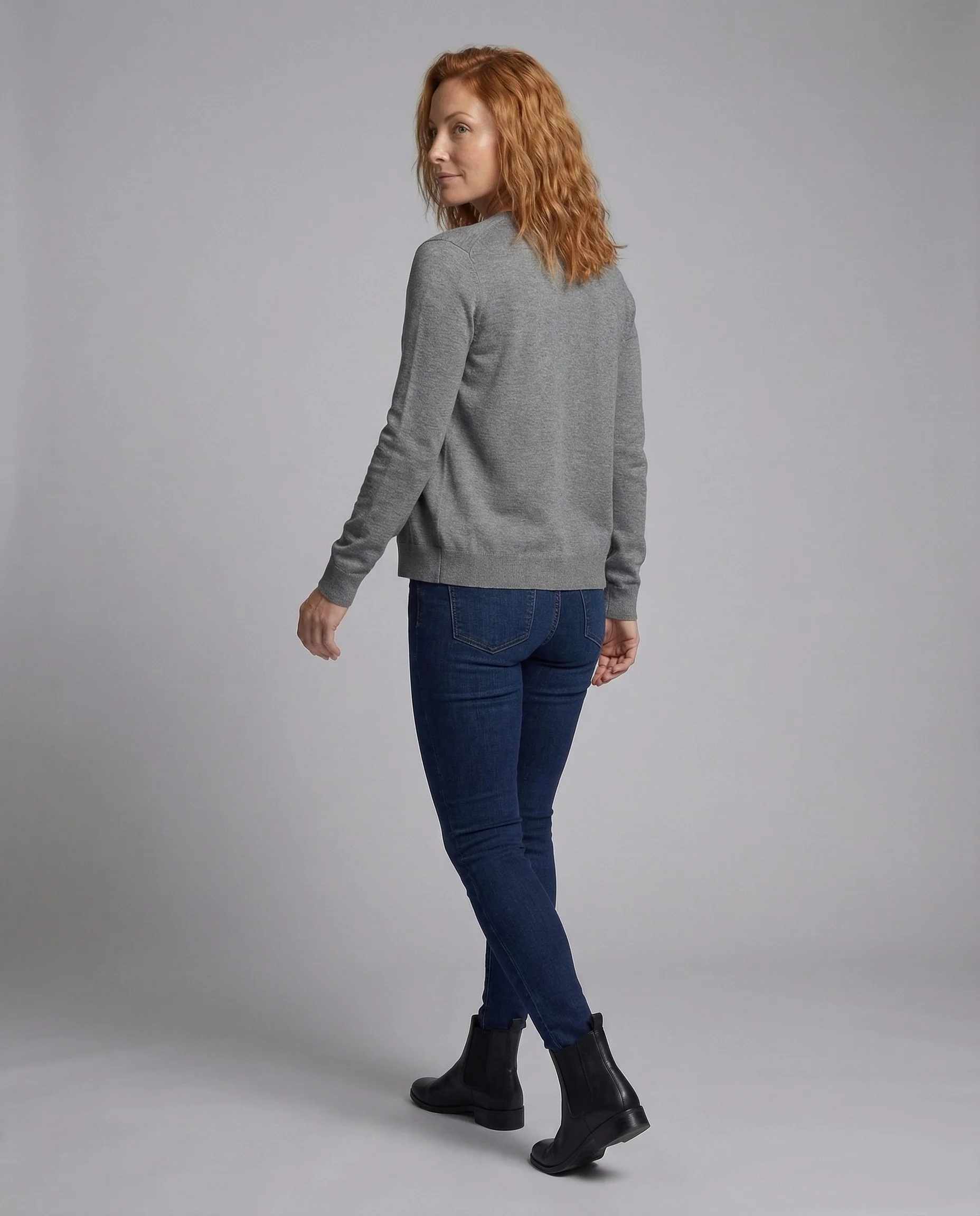 Damen Lagen Set mit Maxirock und Cardigan - Image 3