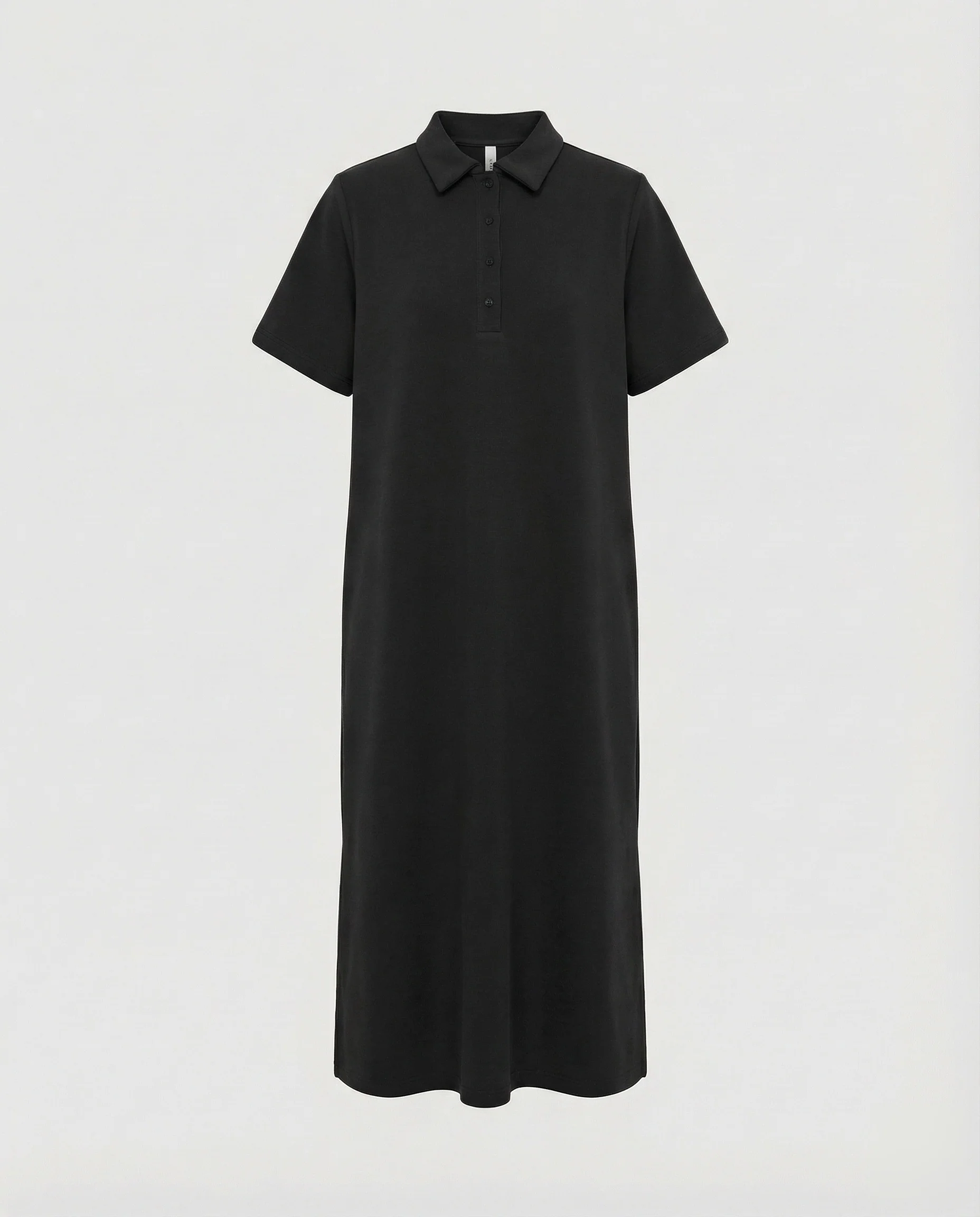 Damen Polokleid Maxi Baumwolle - Image 6