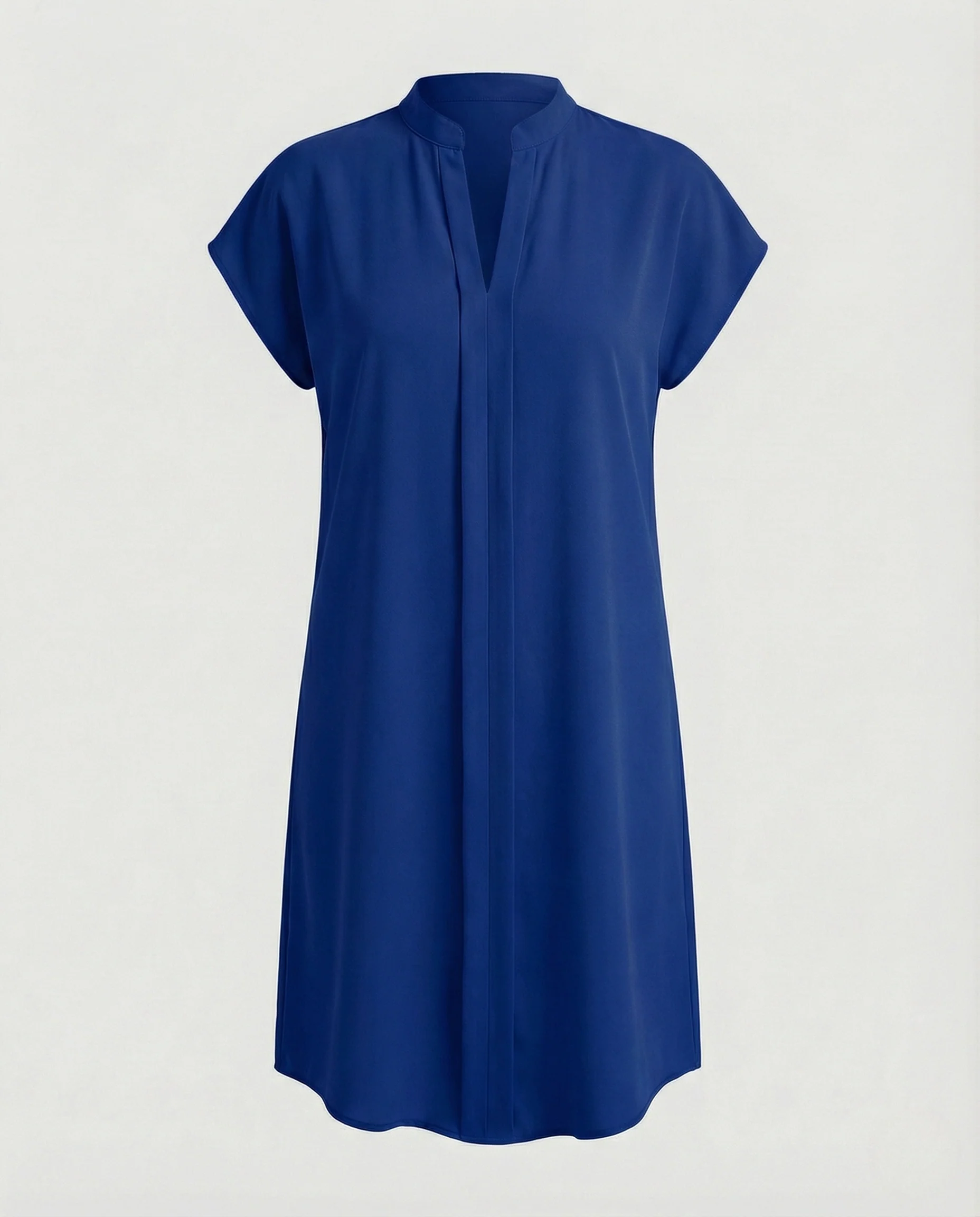 Damen Freizeitkleid Tunika V-Ausschnitt - Image 10
