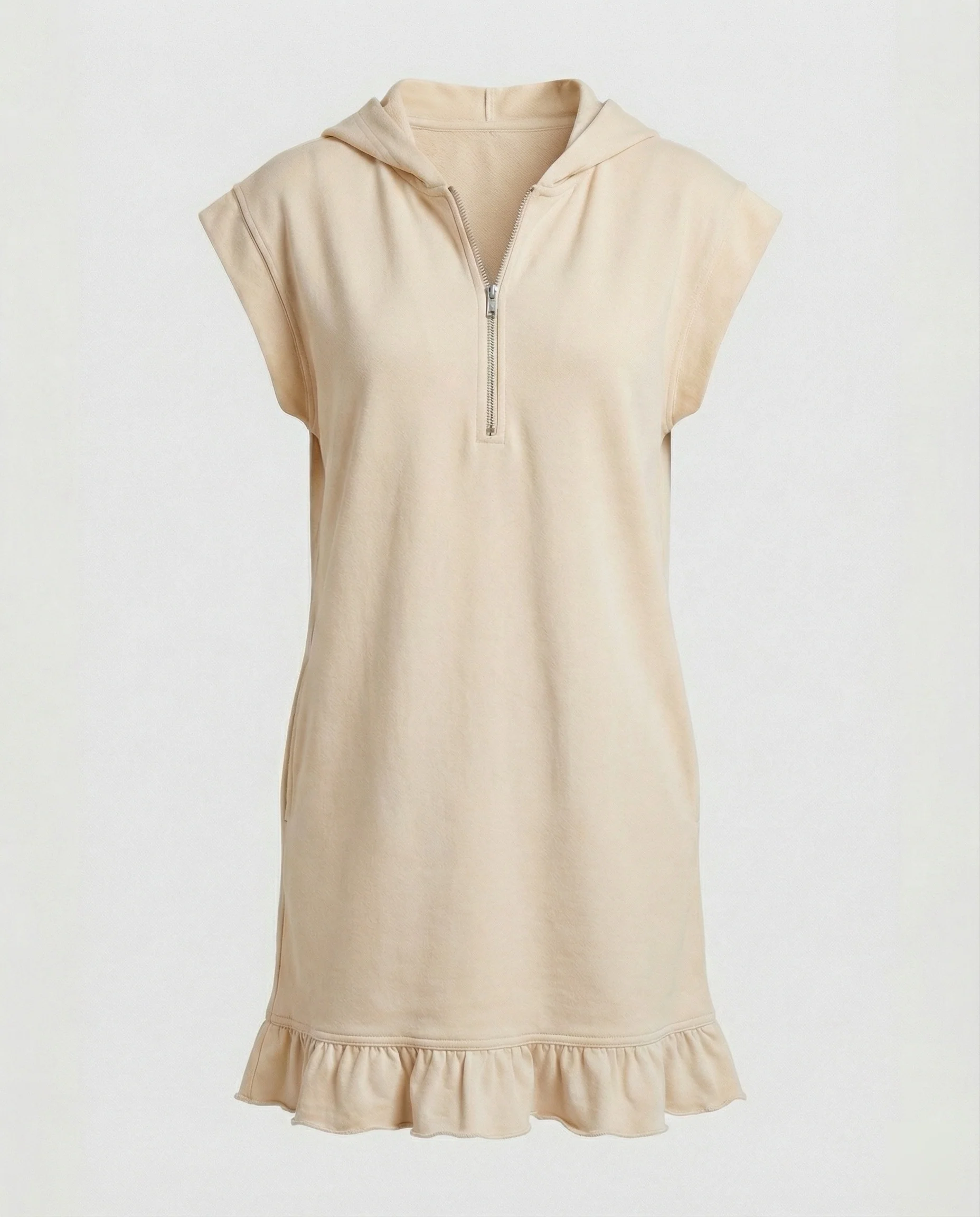 Damen Hemdkleid Midi mit Reißverschluss - Image 7