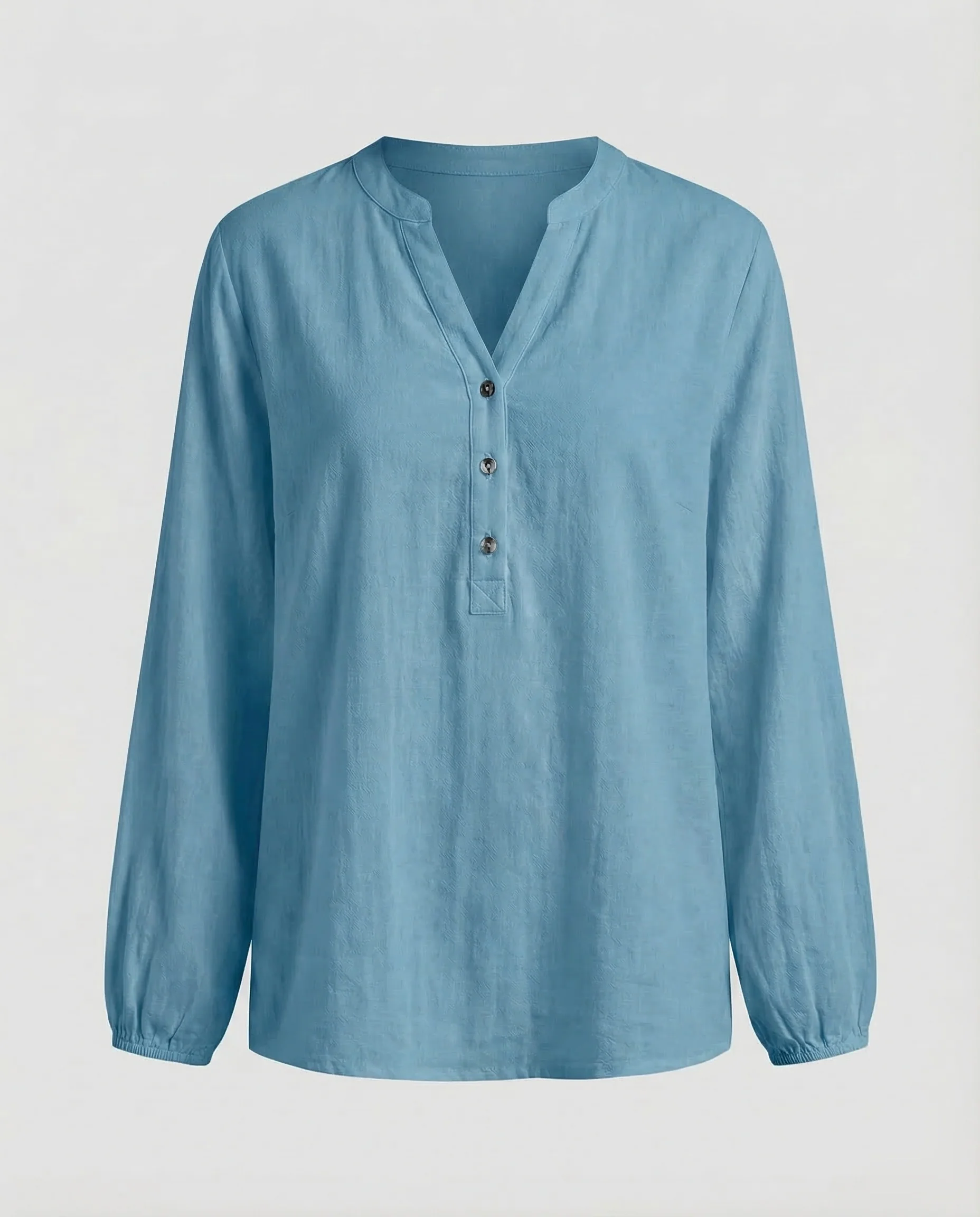 Damen V Ausschnitt Bluse Struktur - Image 10