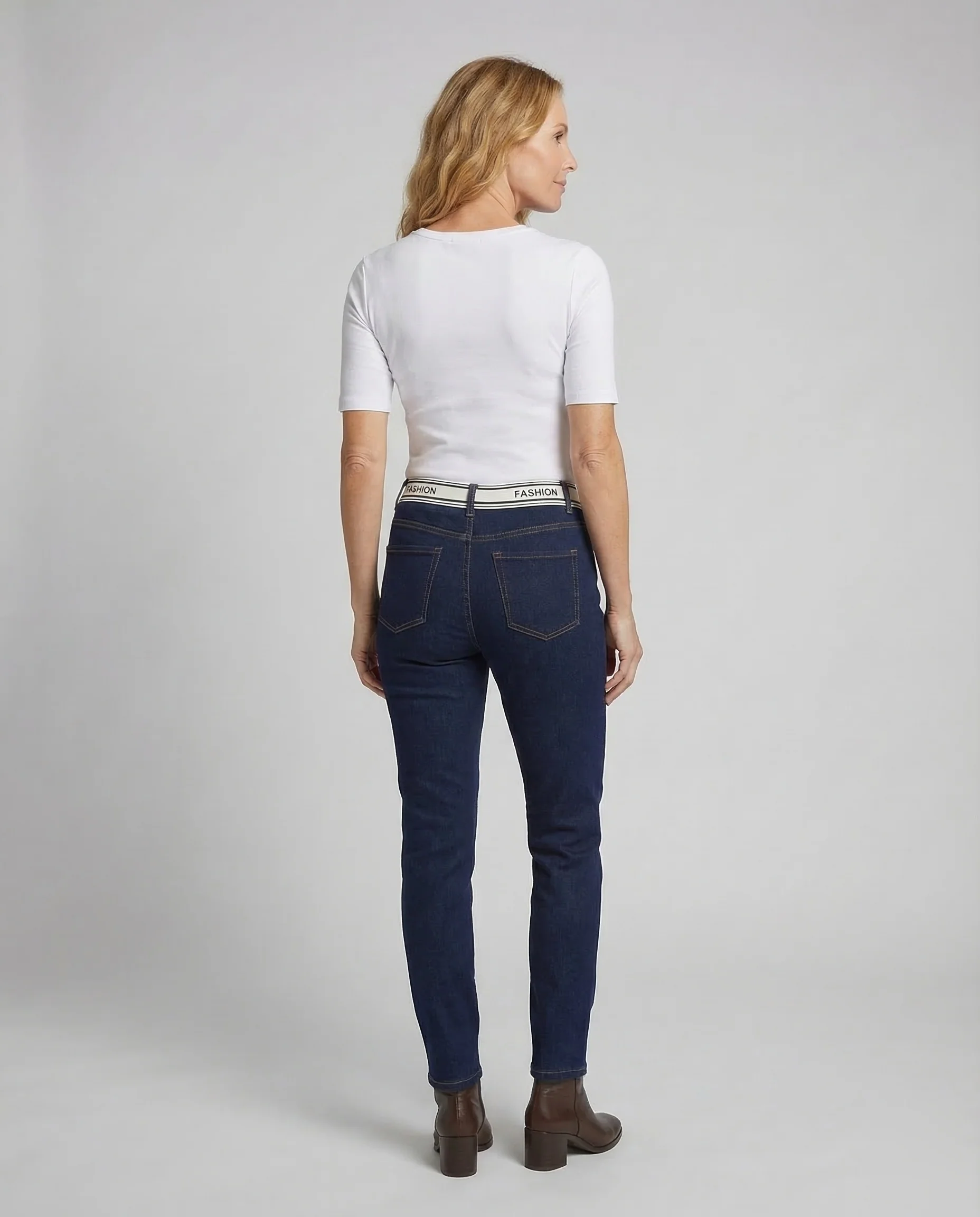 Damen Jeans Slim High Waist - Image 4