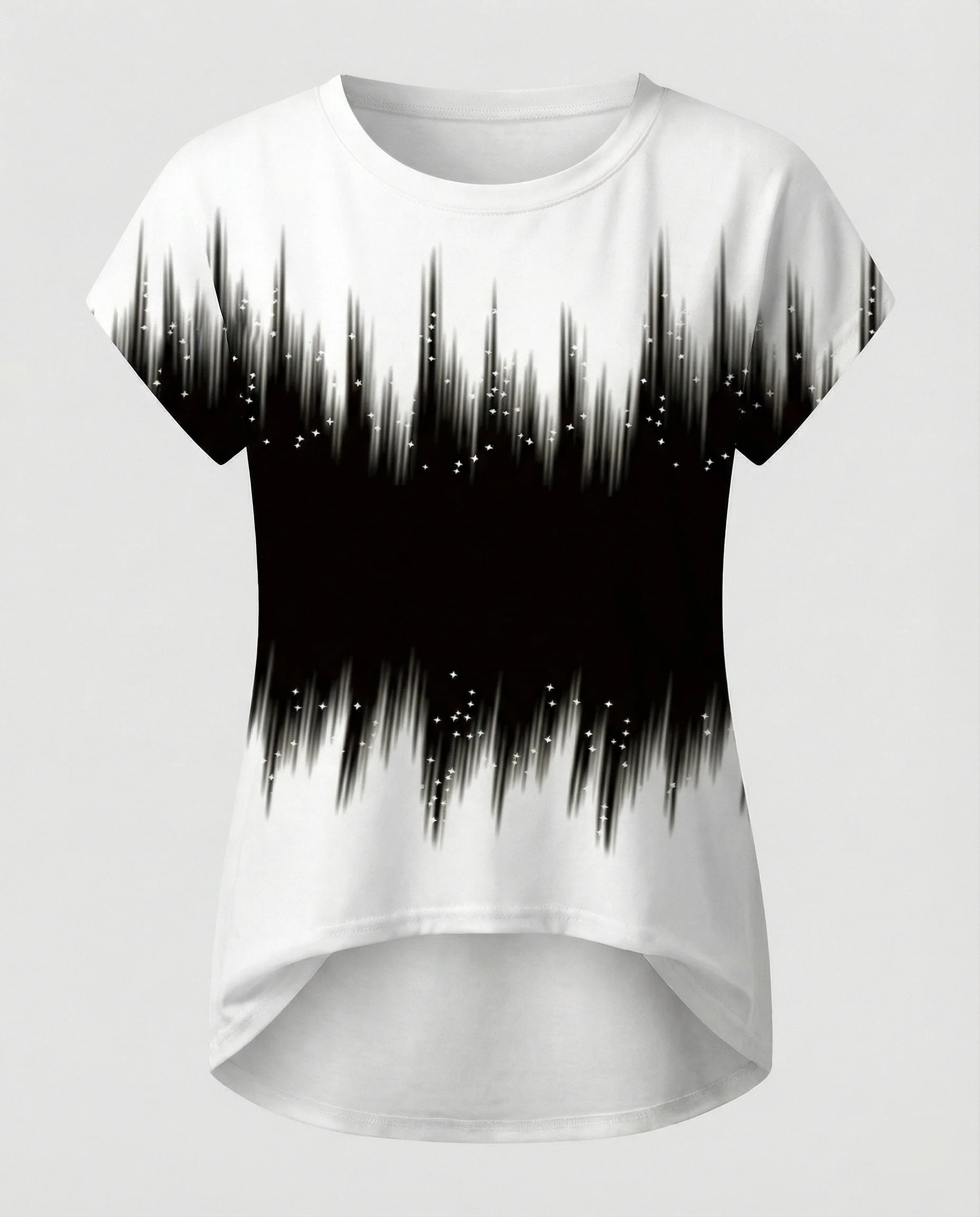 Aquarell Sommerbluse Damen Asymmetrisch - Image 18