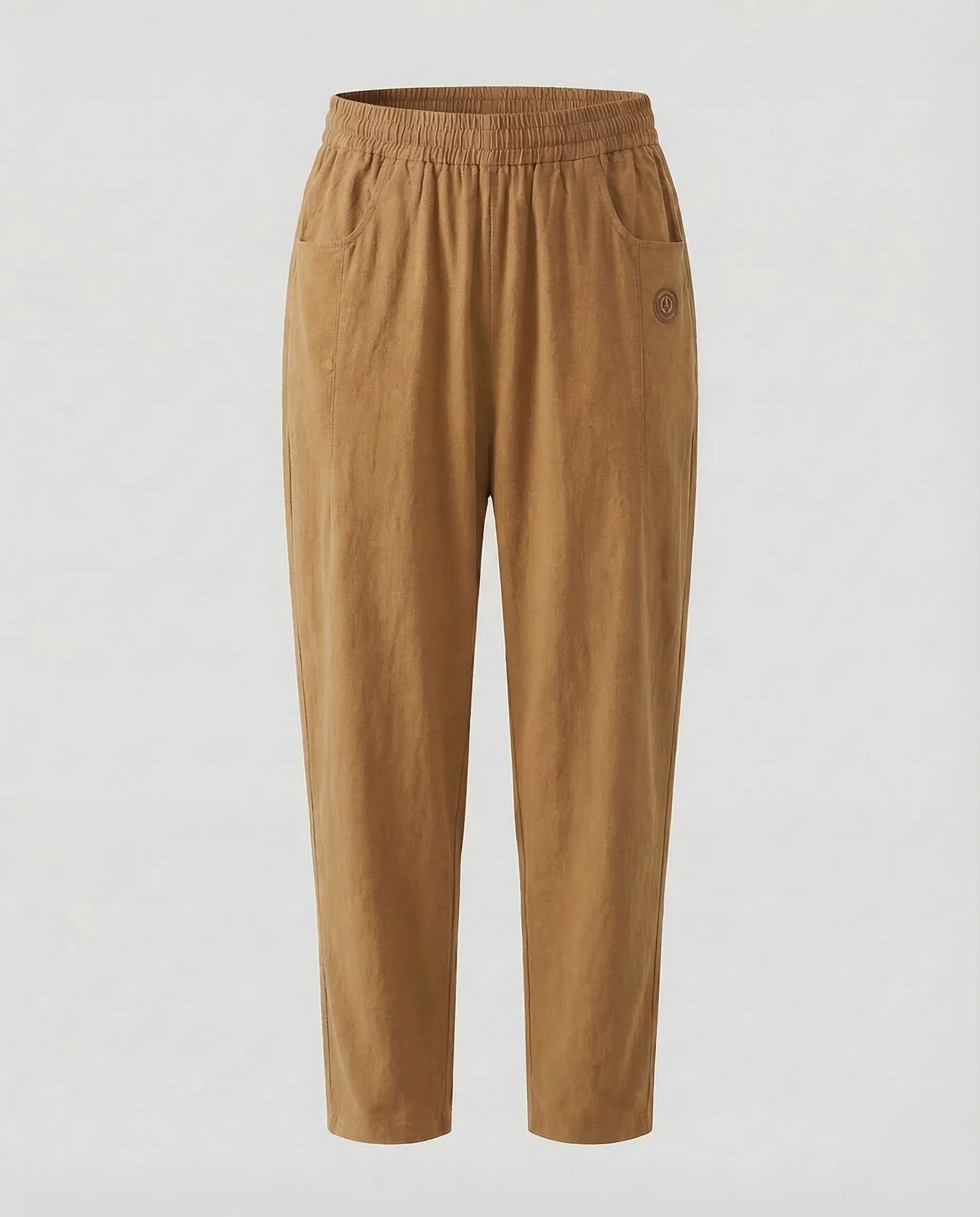 Damen Leinen Freizeithose Tapered - Image 9