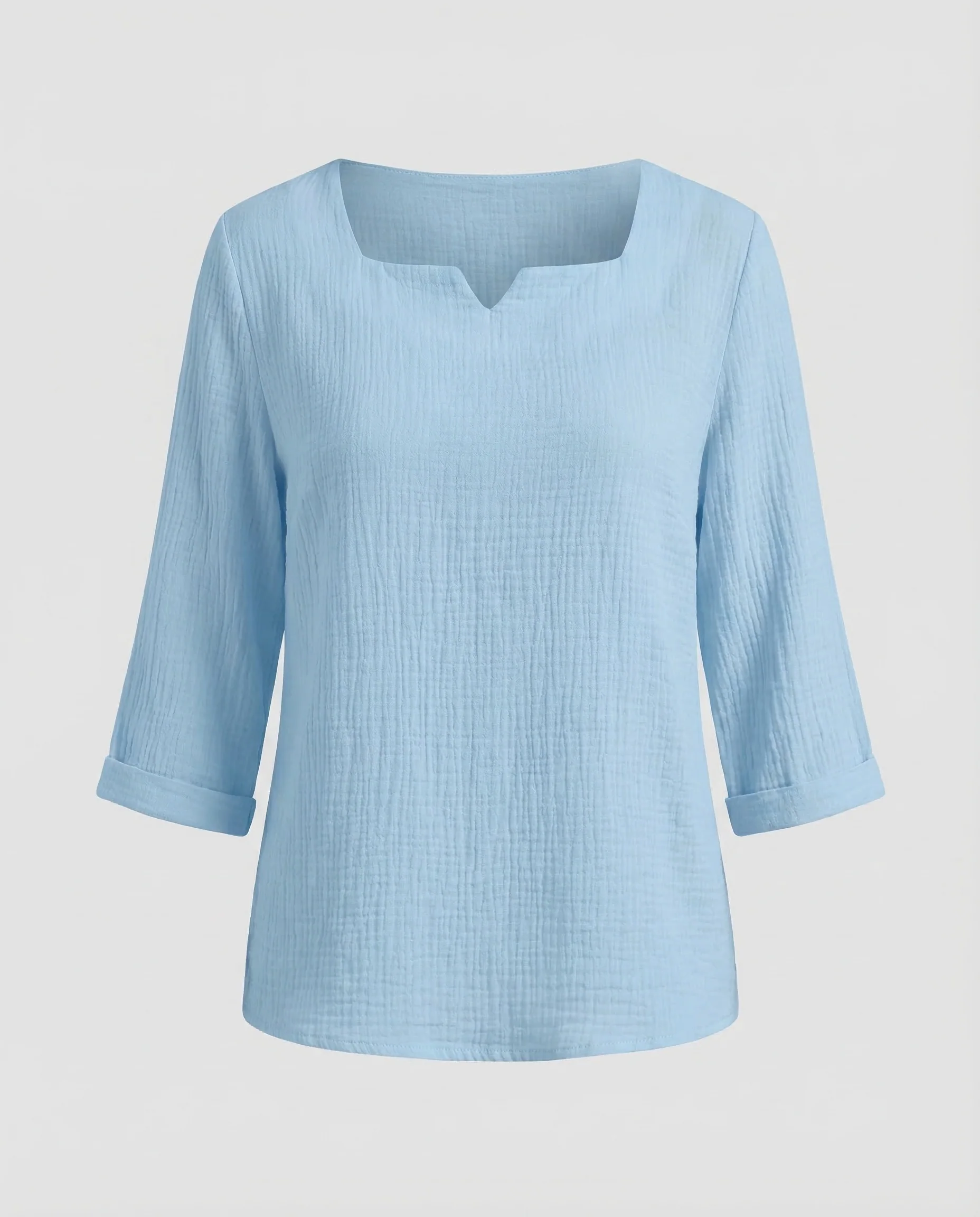Damen Bluse Baumwollgaze - Image 5