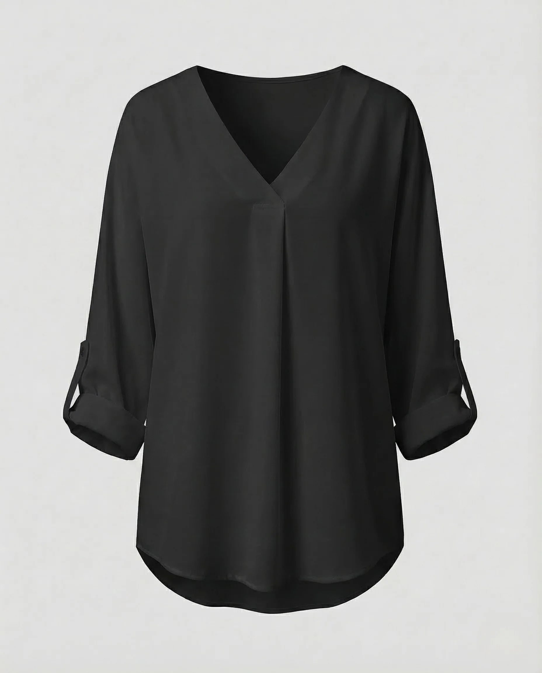 Damen Chiffon Tunika V Ausschnitt - Image 11