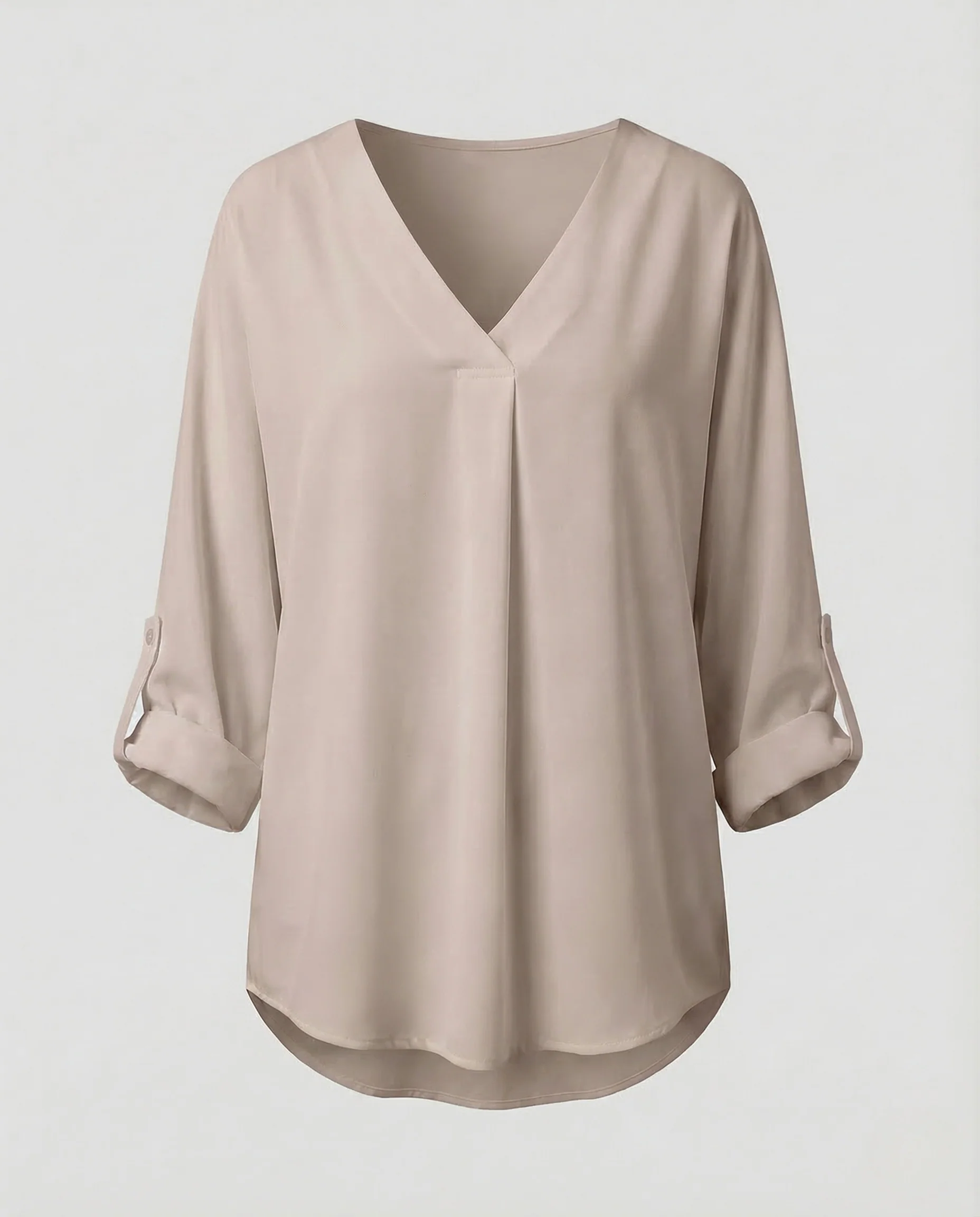 Damen Chiffon Tunika V Ausschnitt - Image 9