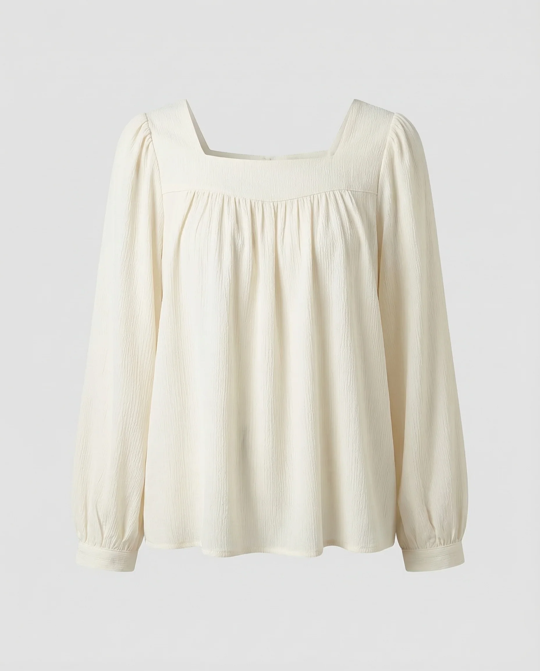 Damen Viskosebluse Ballonärmel - Image 5