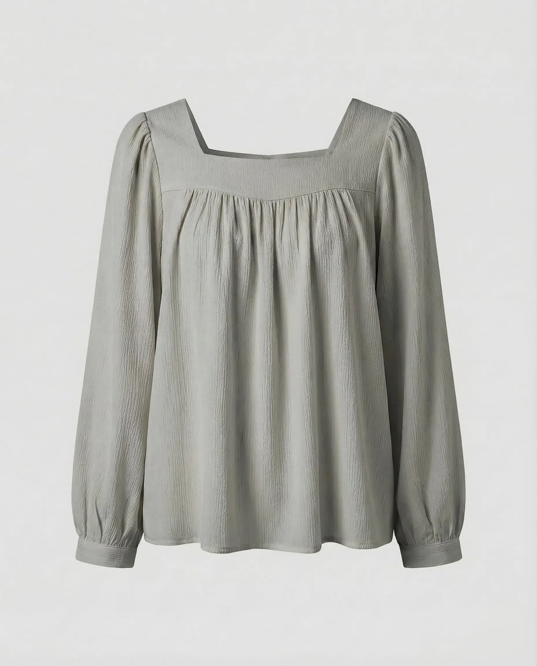 Damen Viskosebluse Ballonärmel - Image 6