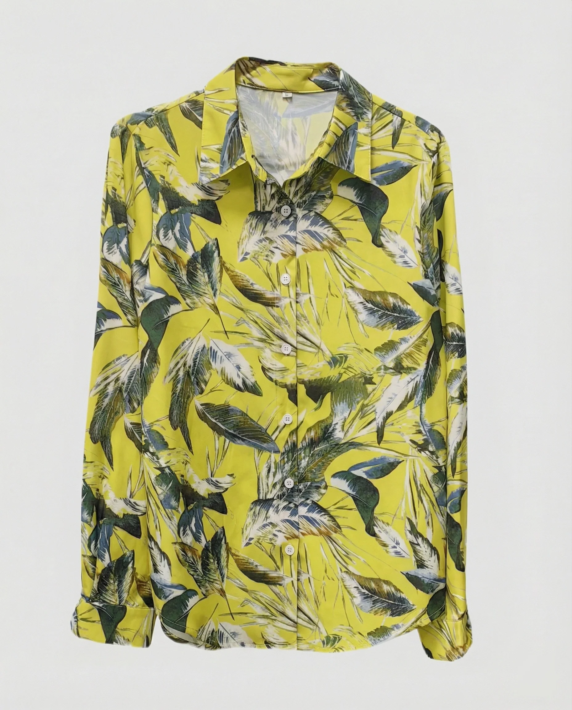 Leichte Hemdbluse Damen Aquarell Blumen - Image 25