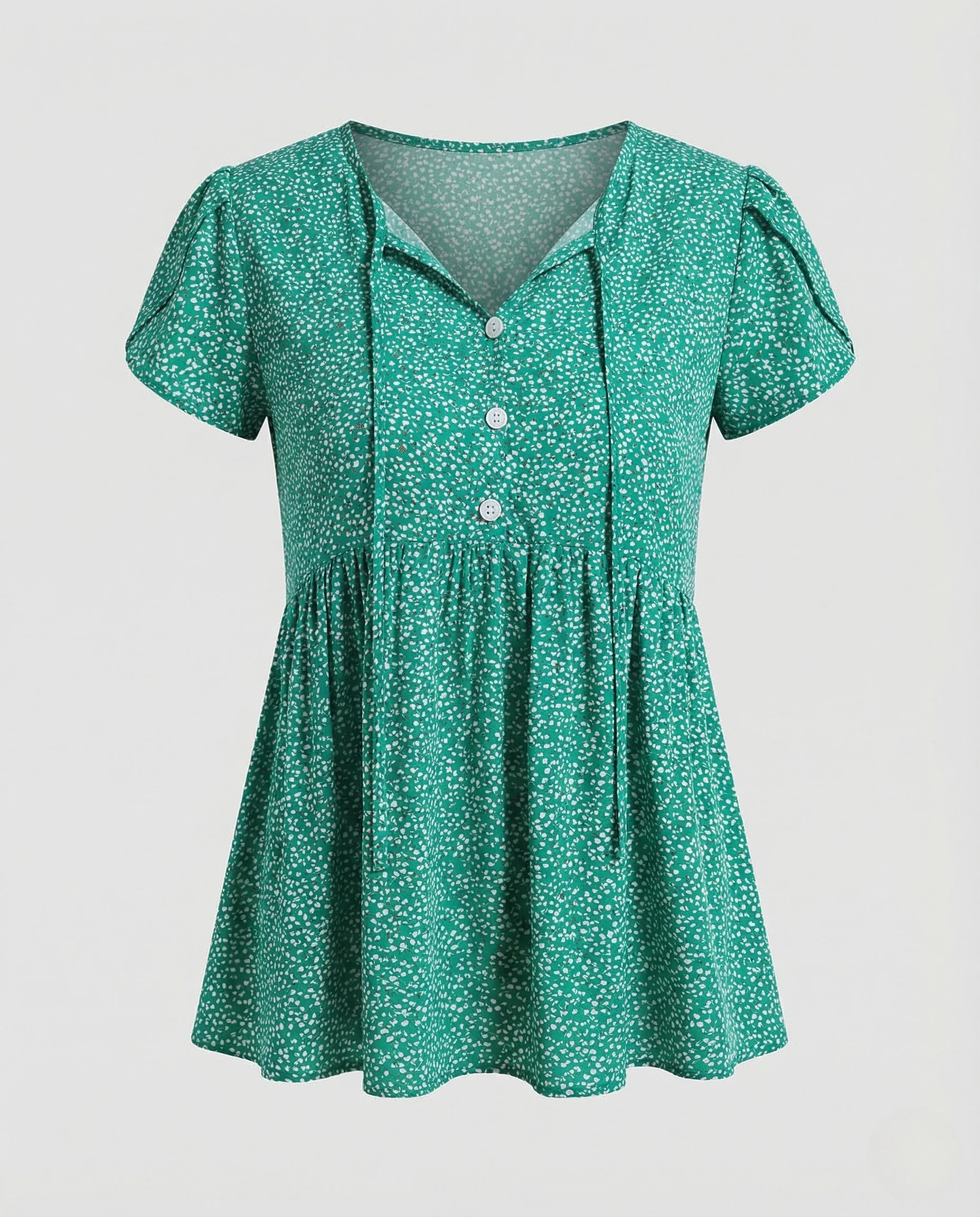 Bluse Damen Viskose Empire - Image 3