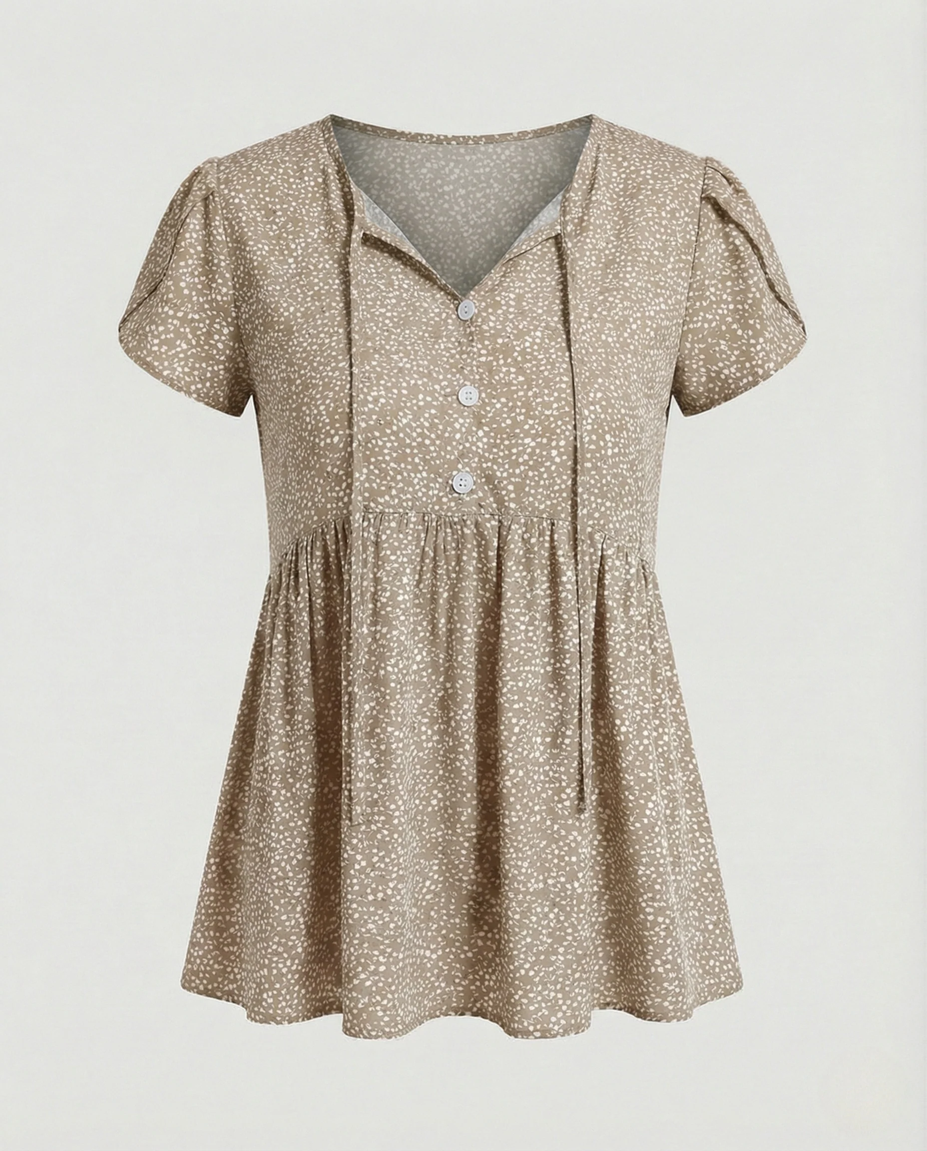 Bluse Damen Viskose Empire - Image 4