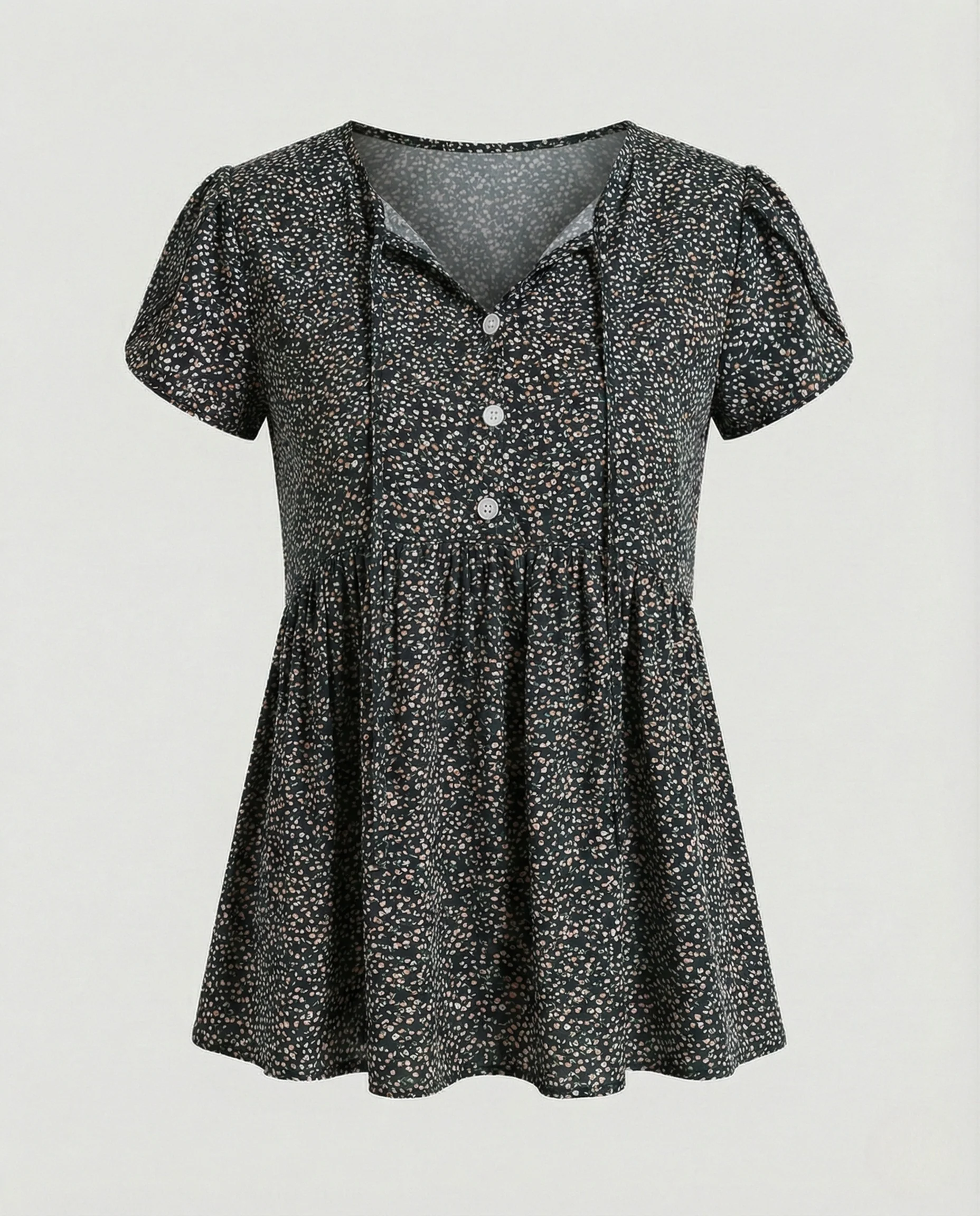 Bluse Damen Viskose Empire - Image 5