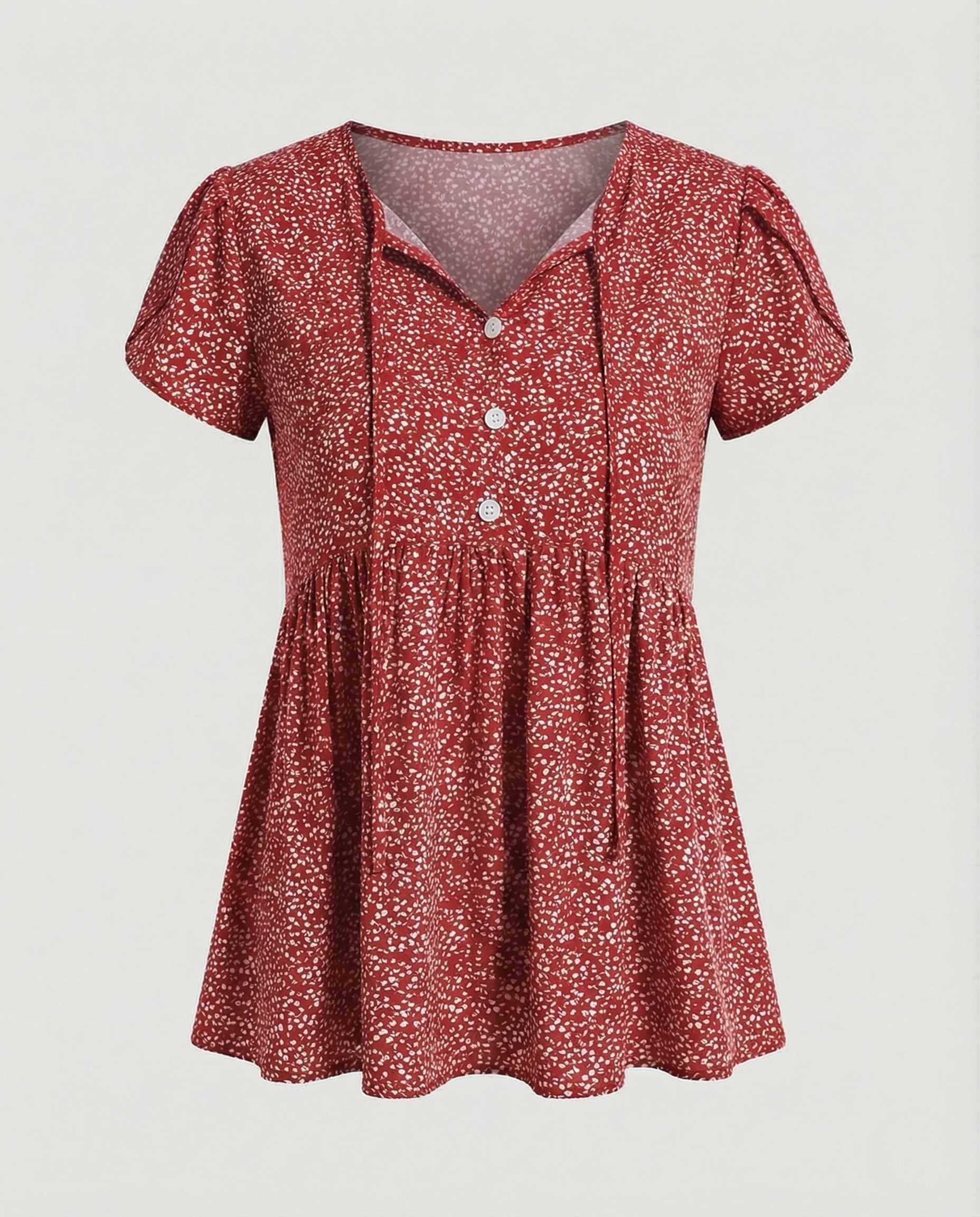 Bluse Damen Viskose Empire - Image 7