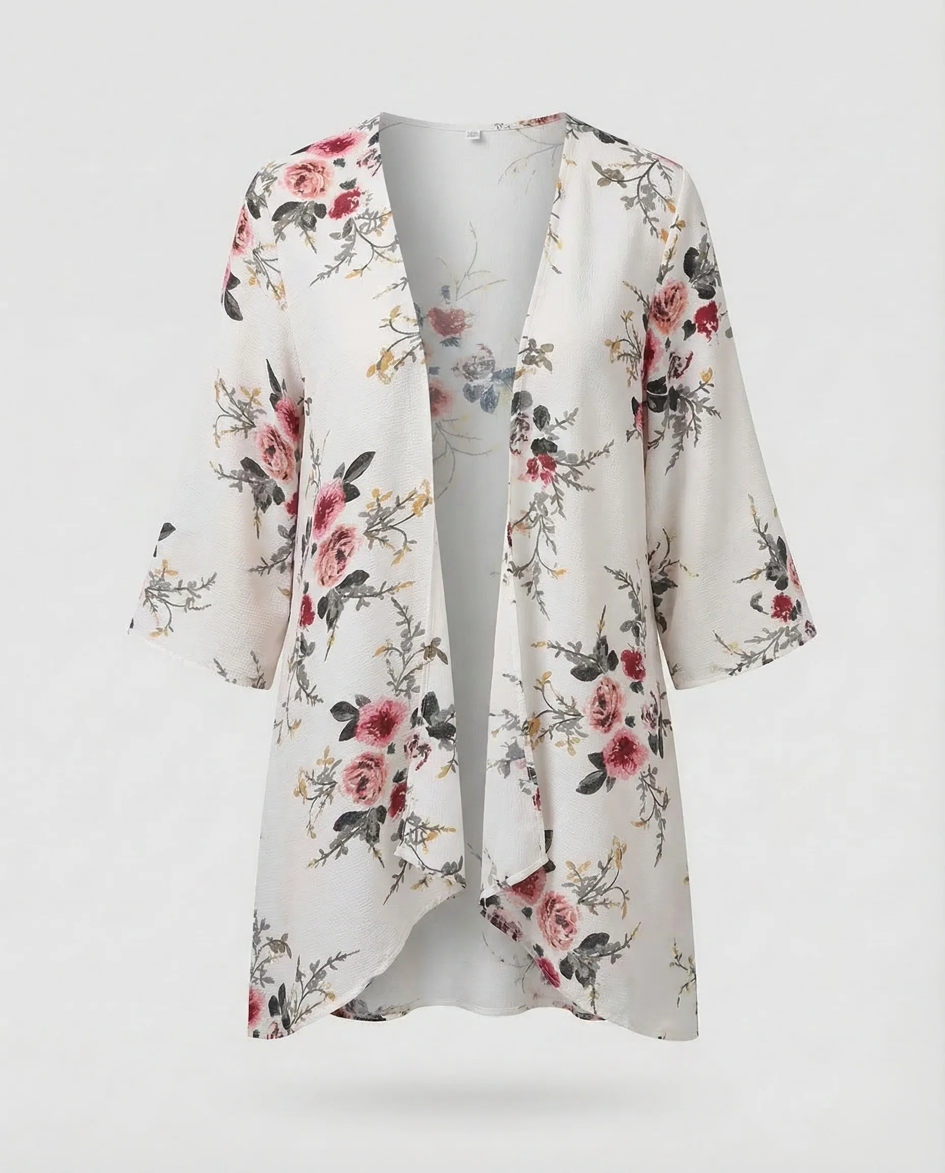 Damen Kimono Cardigan Floral - Image 7