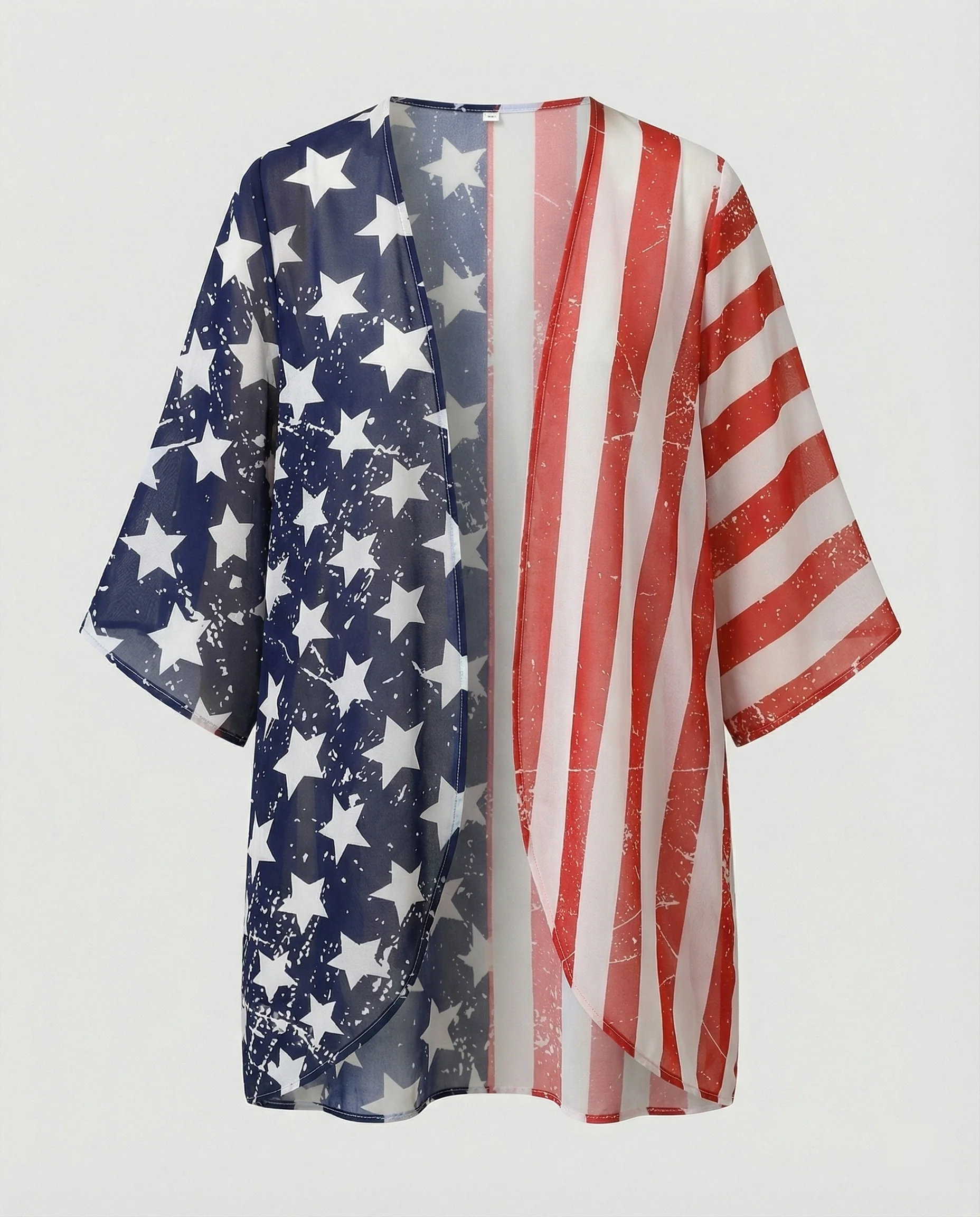 Offener Kimono Damen Floral - Image 20