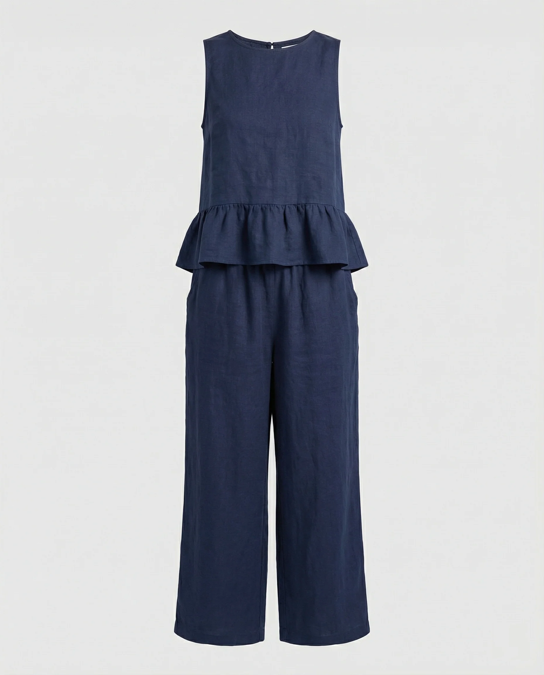 Damen Zweiteiler Set Volanttop & Palazzohose - Image 4