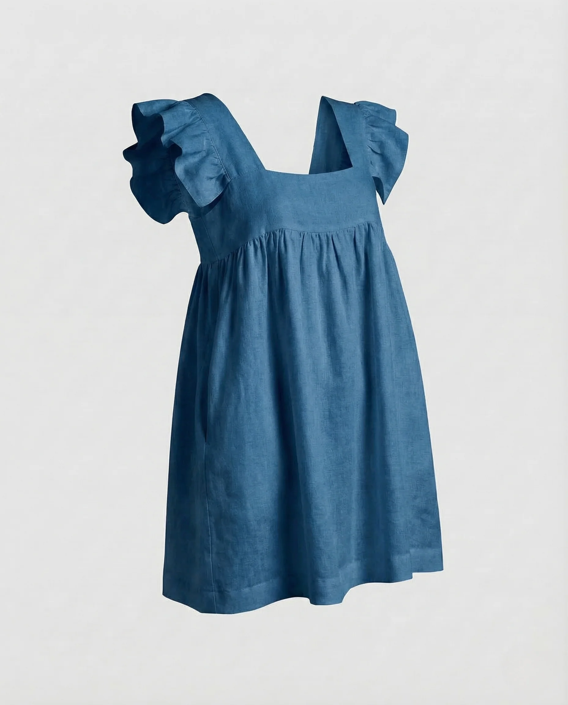 Damen Babydoll Kleid A Linie - Image 9