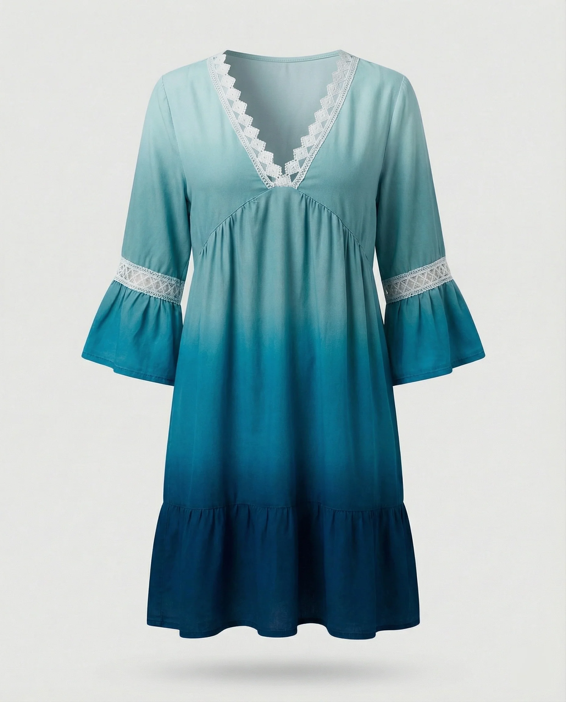 Damen Minikleid A-Linie floral - Image 18