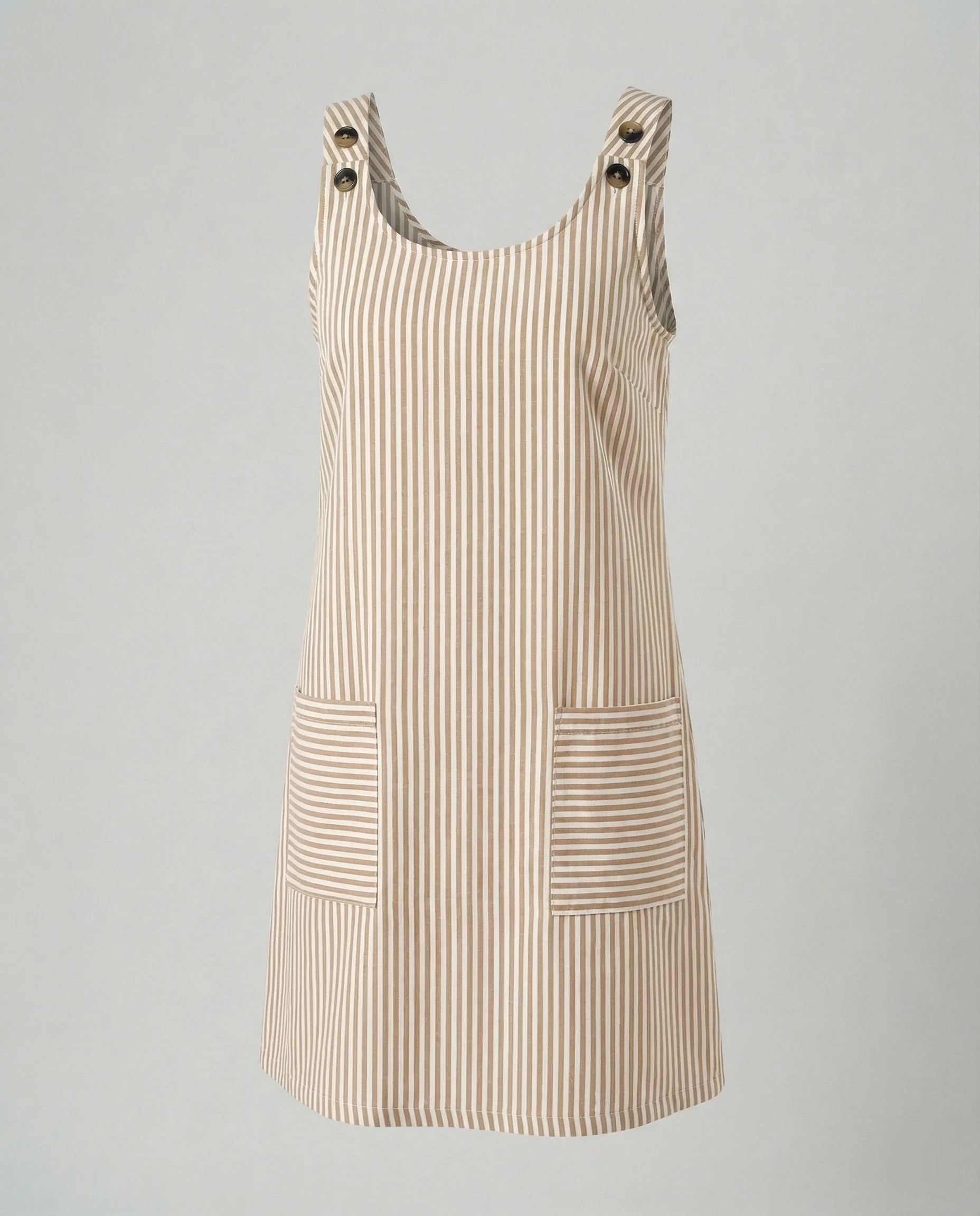 A-Linien Trägerkleid Mit Taschen Damen - Image 3
