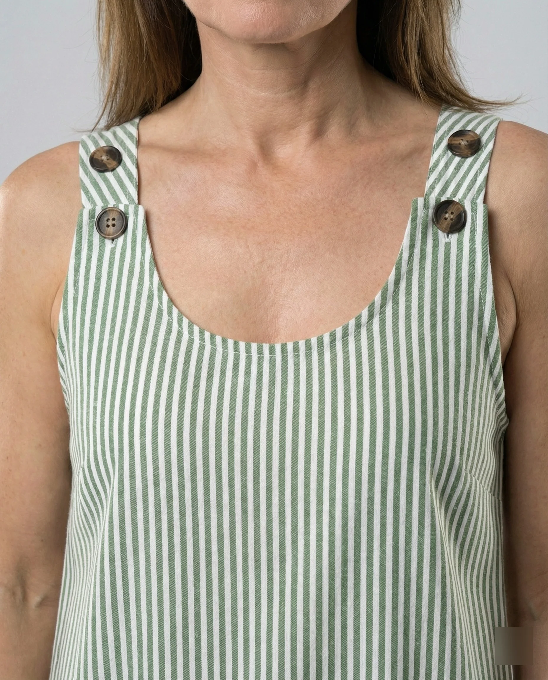 A-Linien Trägerkleid Mit Taschen Damen - Image 6
