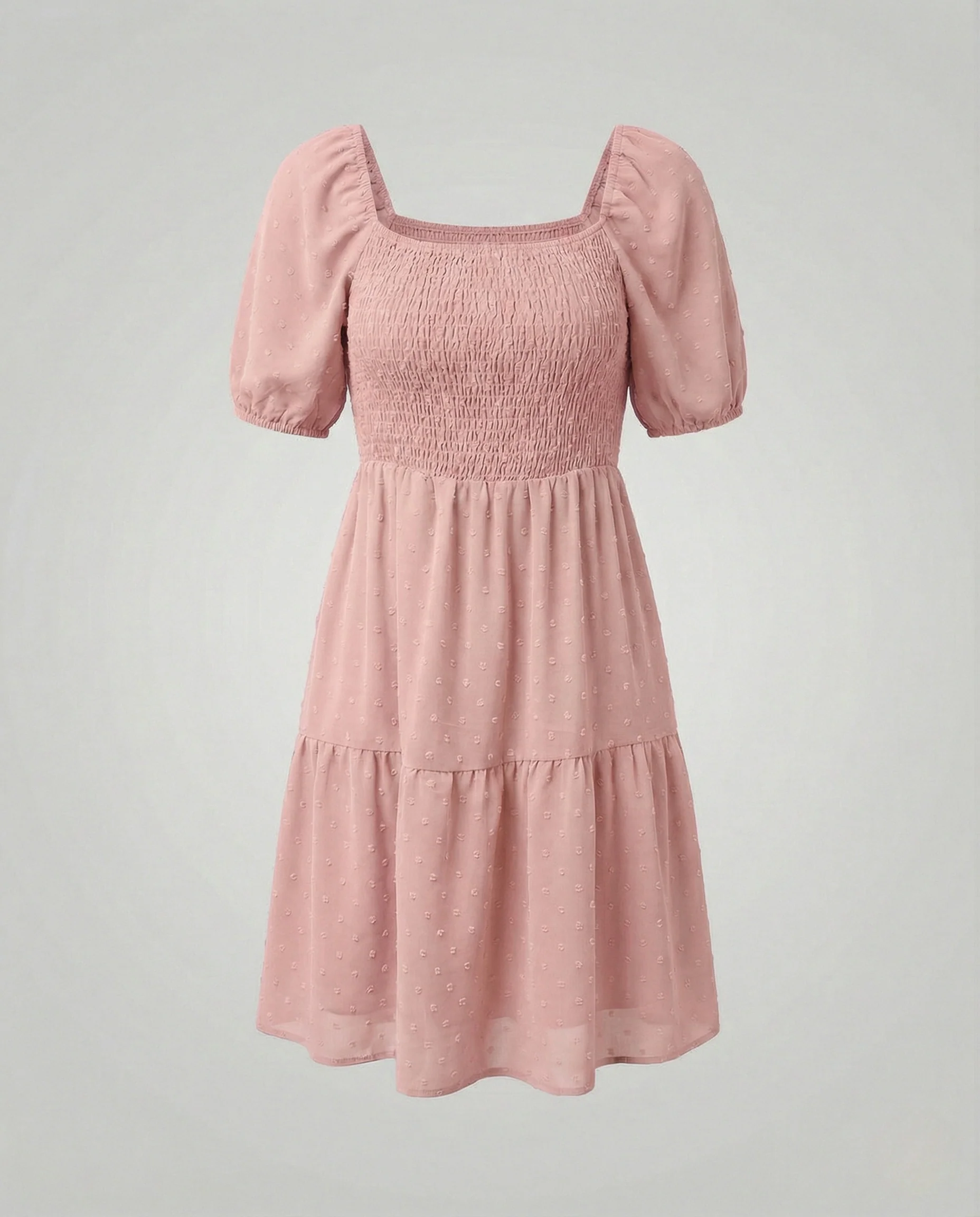 Damen Freizeitkleid mit Smokoberteil - Image 6