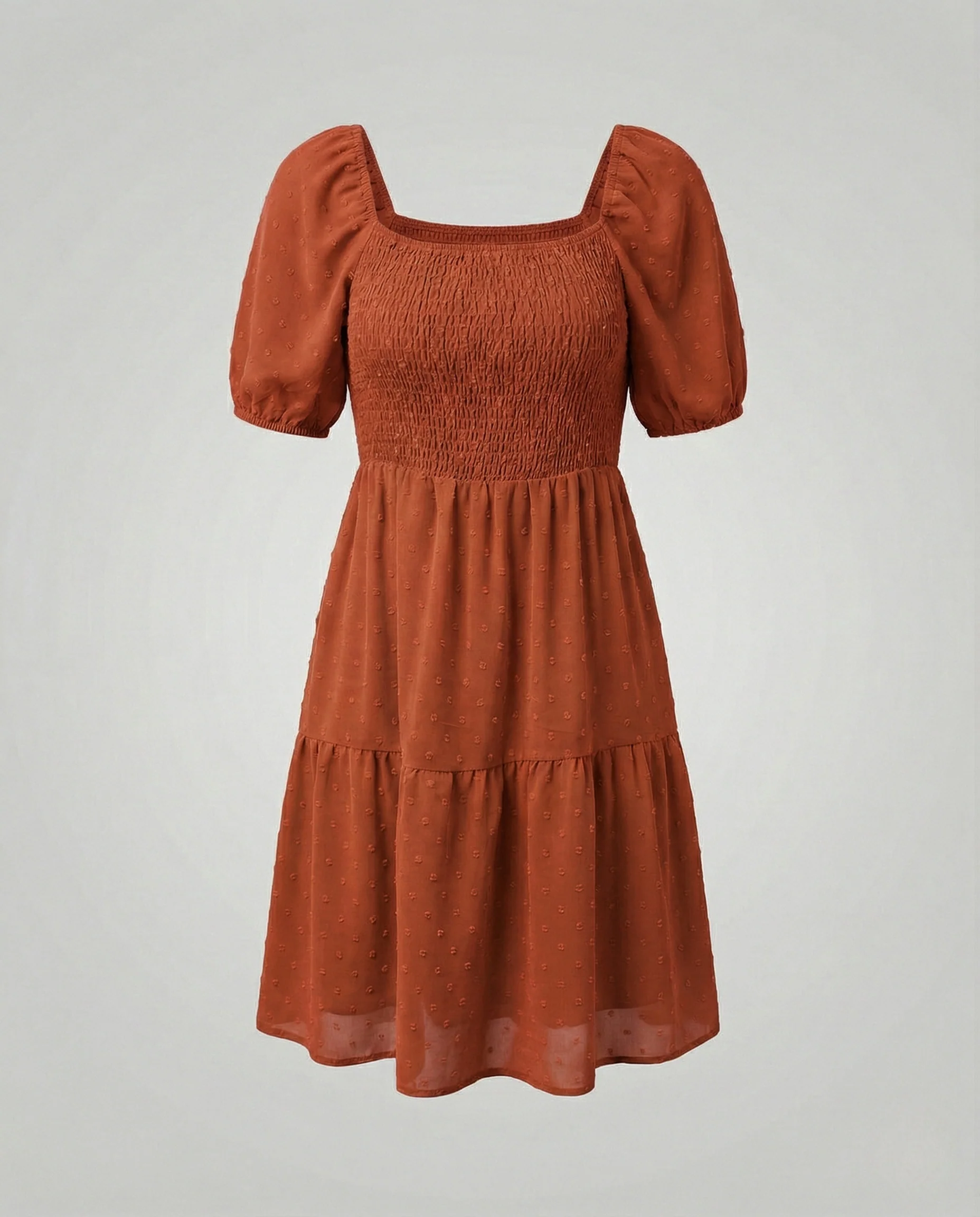 Damen Freizeitkleid mit Smokoberteil - Image 7