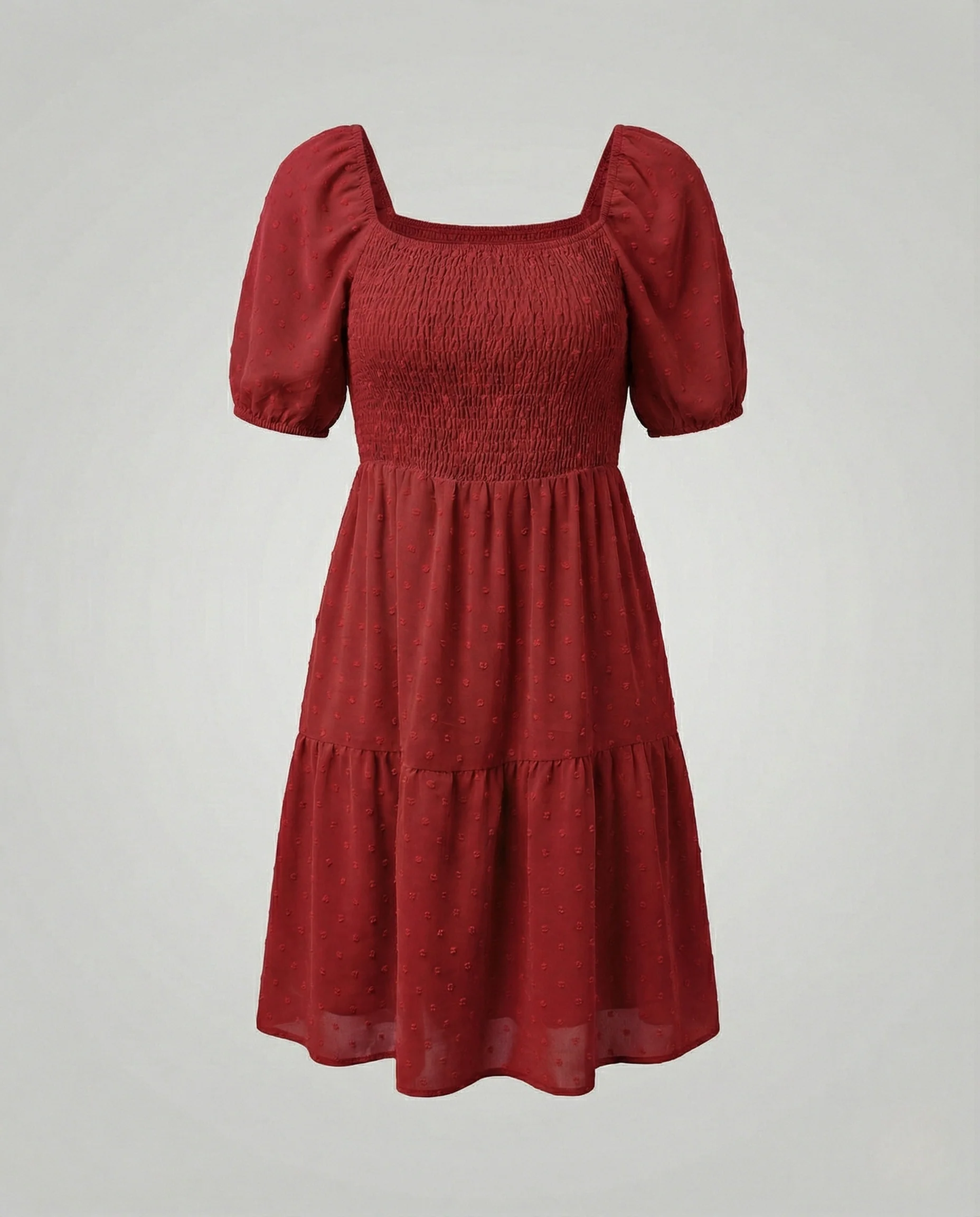 Damen Freizeitkleid mit Smokoberteil - Image 8