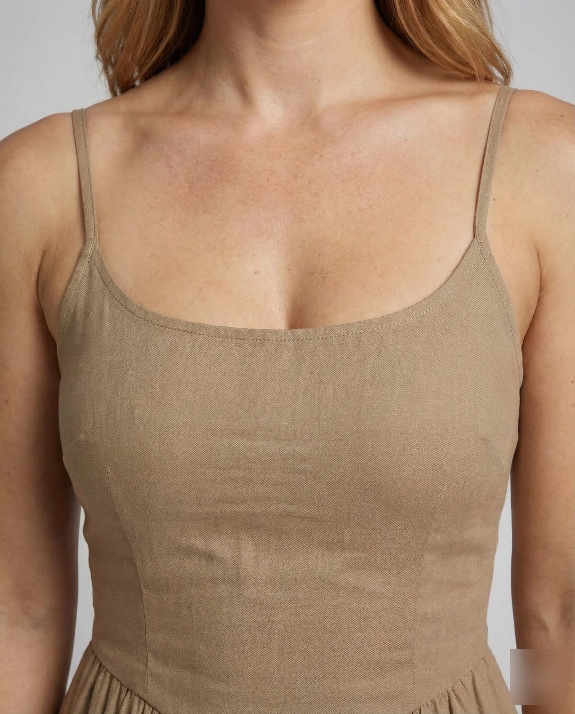 Damen Jerseykleid Spaghettiträger - Image 3