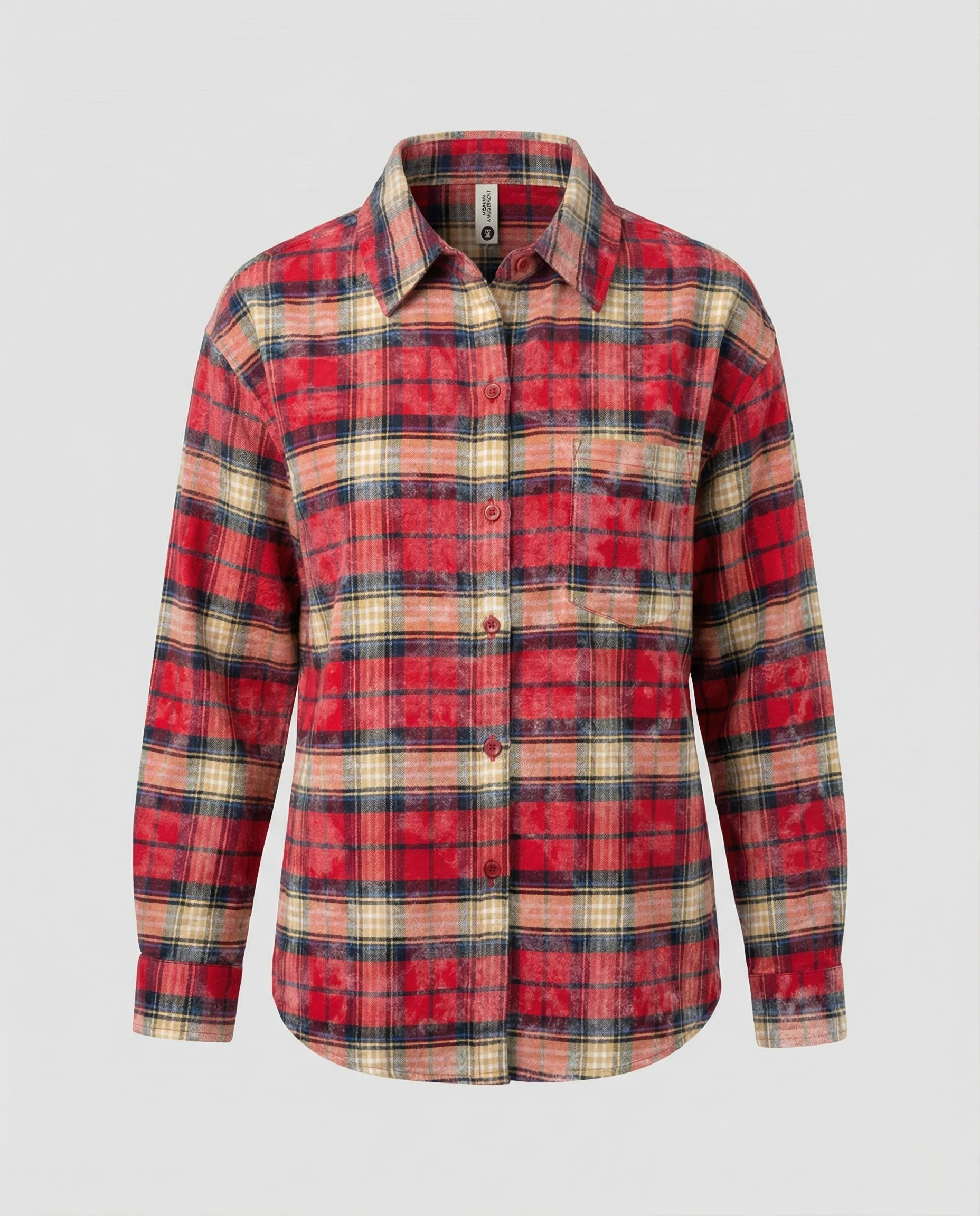 Damen Hemd Oversize Karo - Image 6