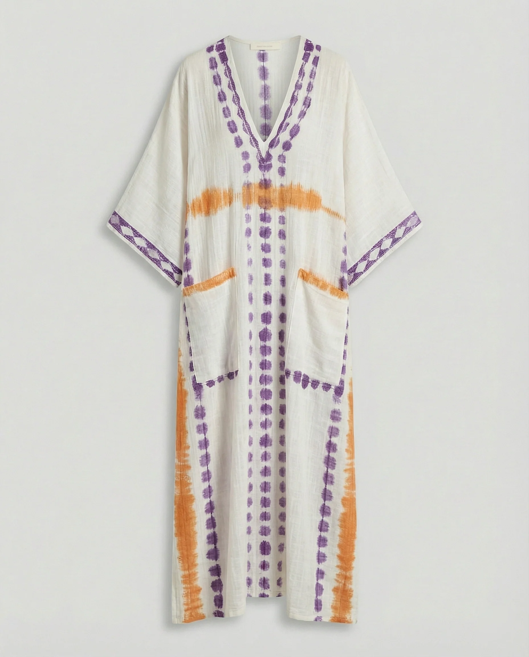 Leinen Kaftan Maxikleid Damen - Image 33