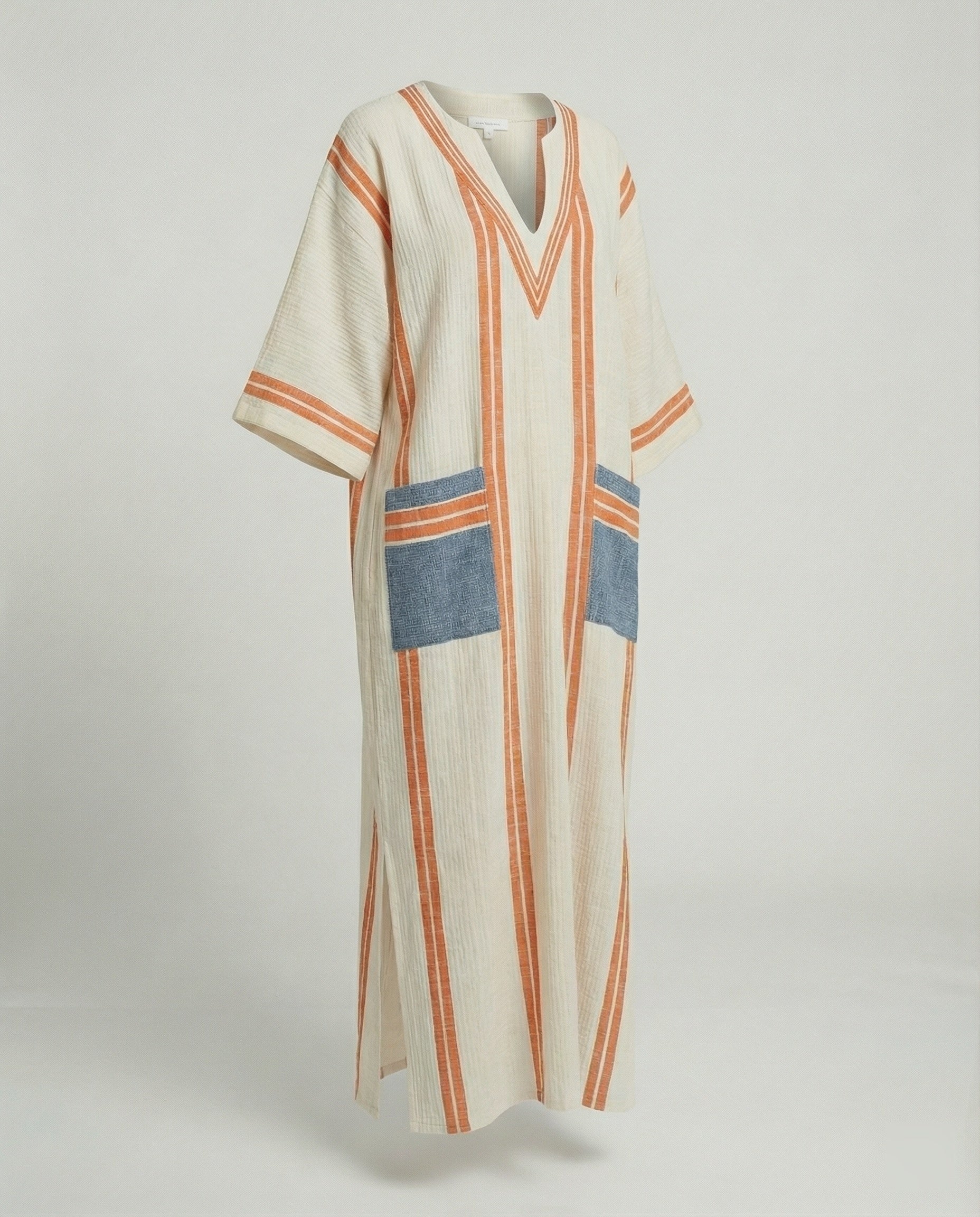 Leinen Kaftan Maxikleid Damen - Image 42