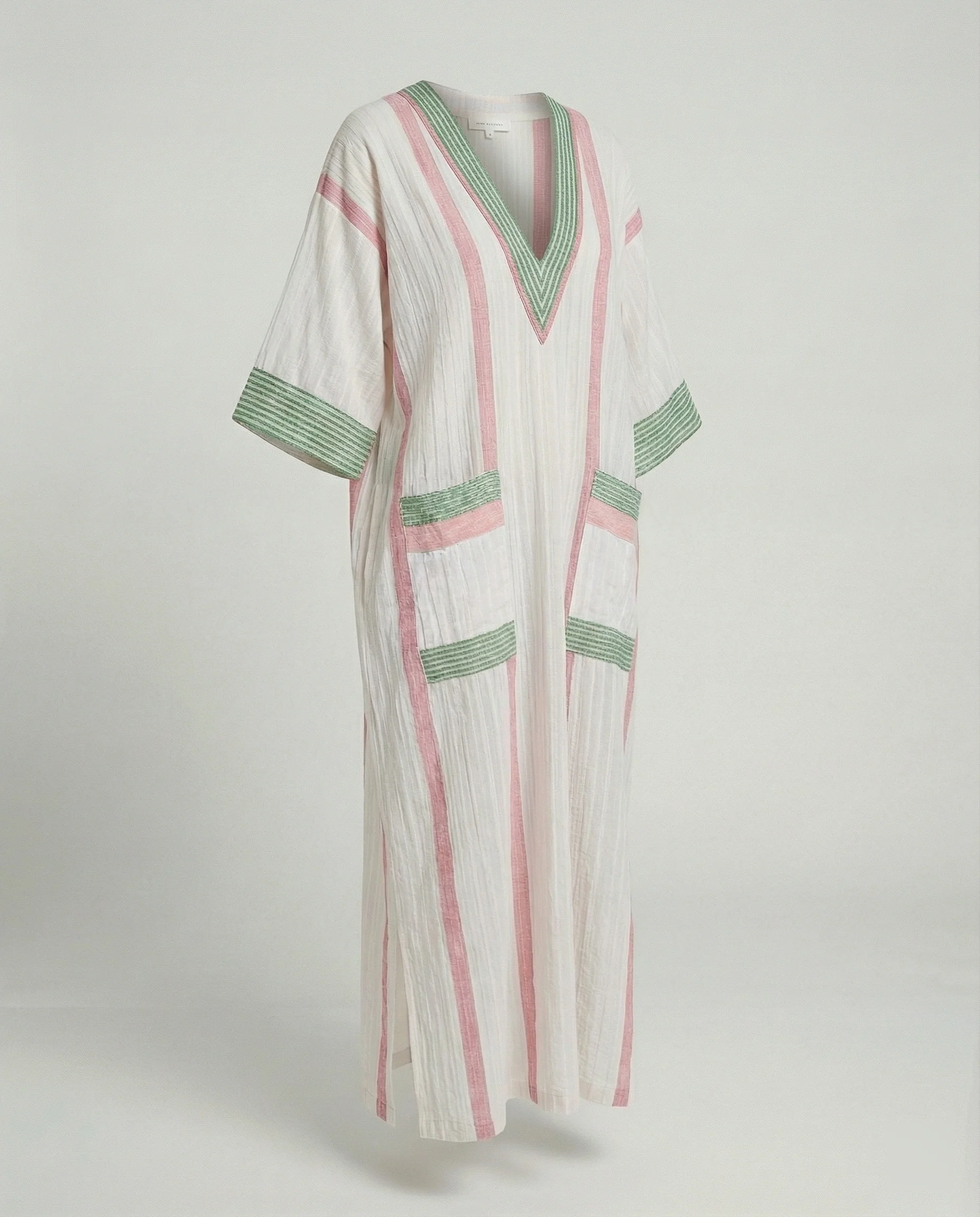 Leinen Kaftan Maxikleid Damen - Image 47