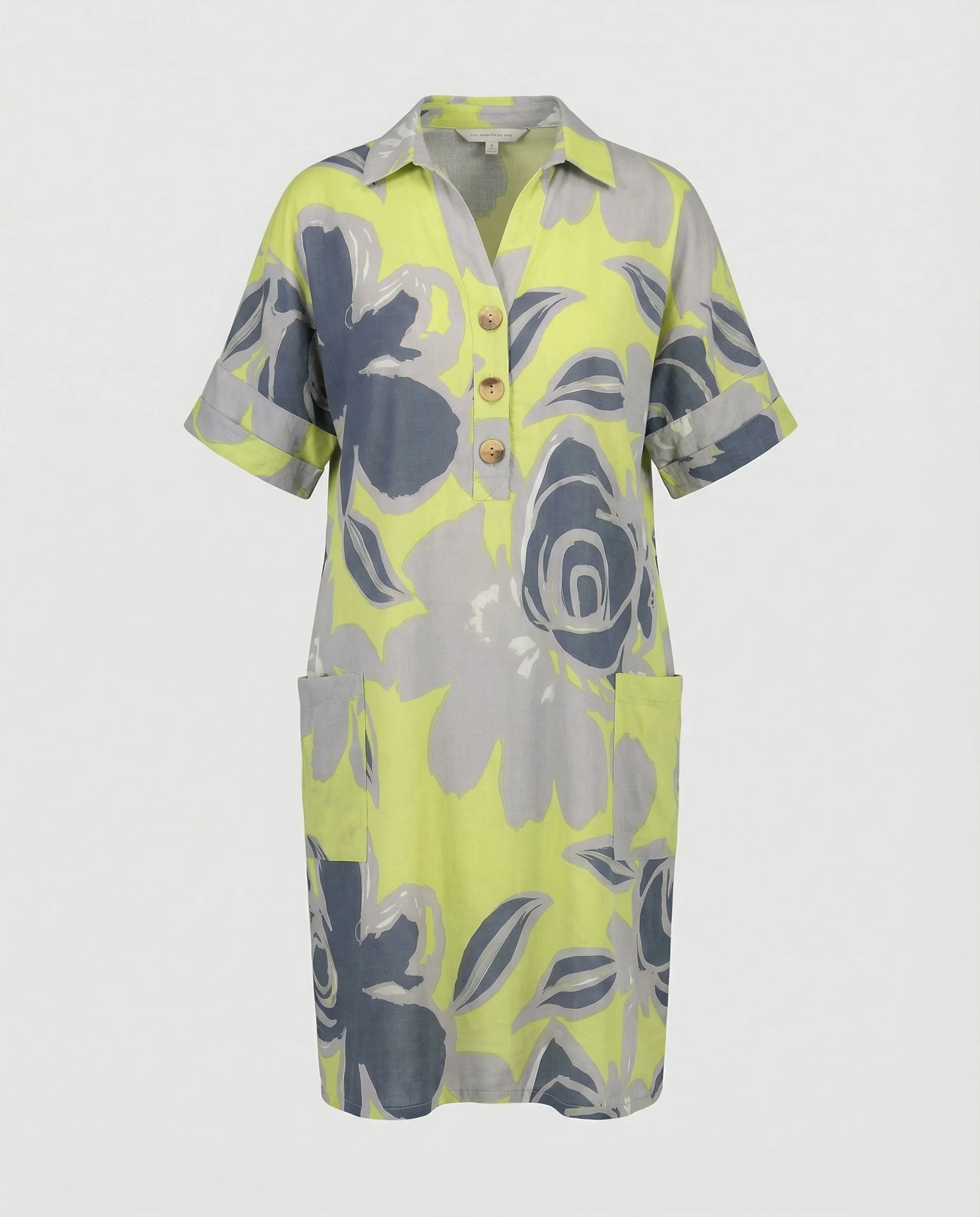 Damen Hemdkleid A-Linie mit Taschen - Image 5